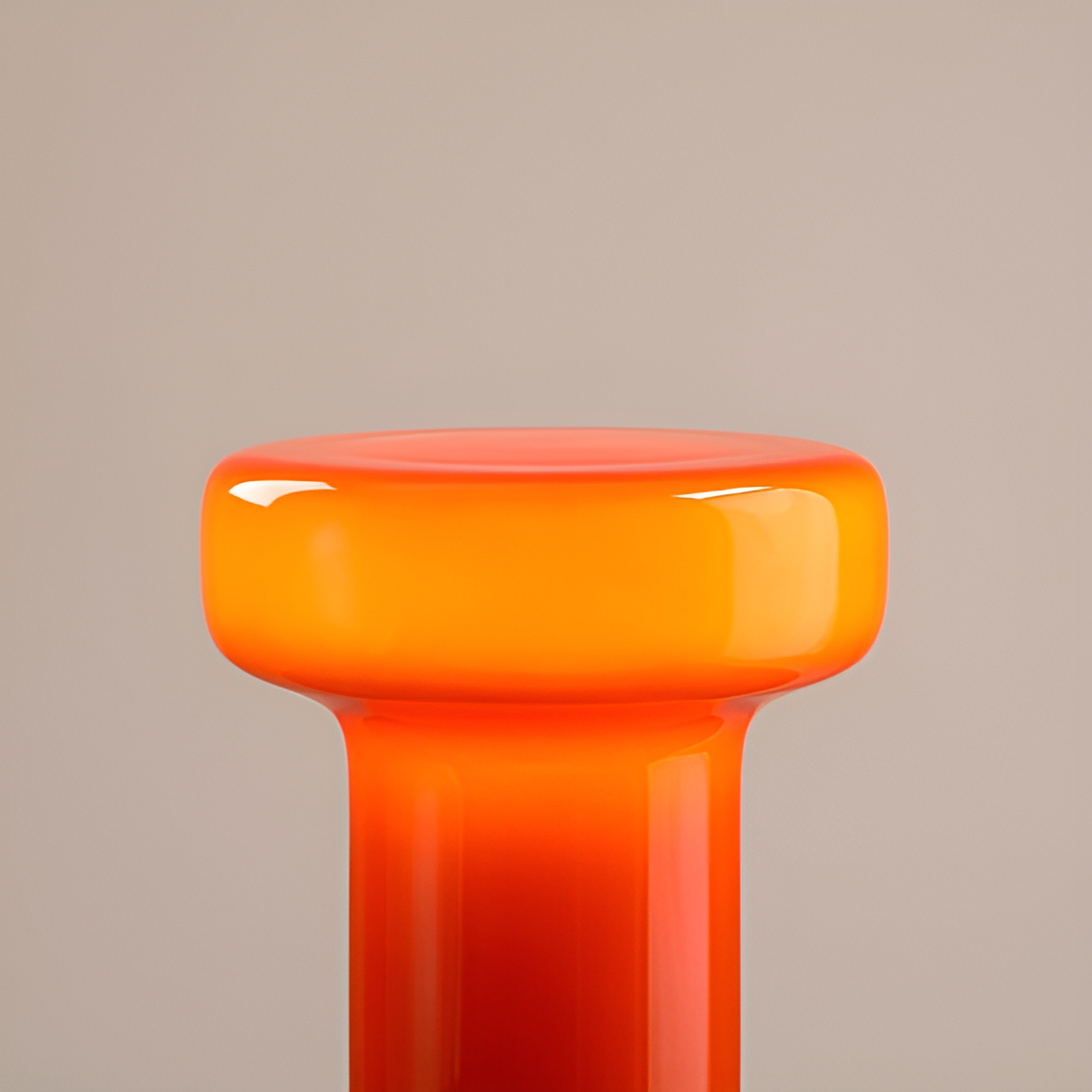 Bonbon orange table lamp