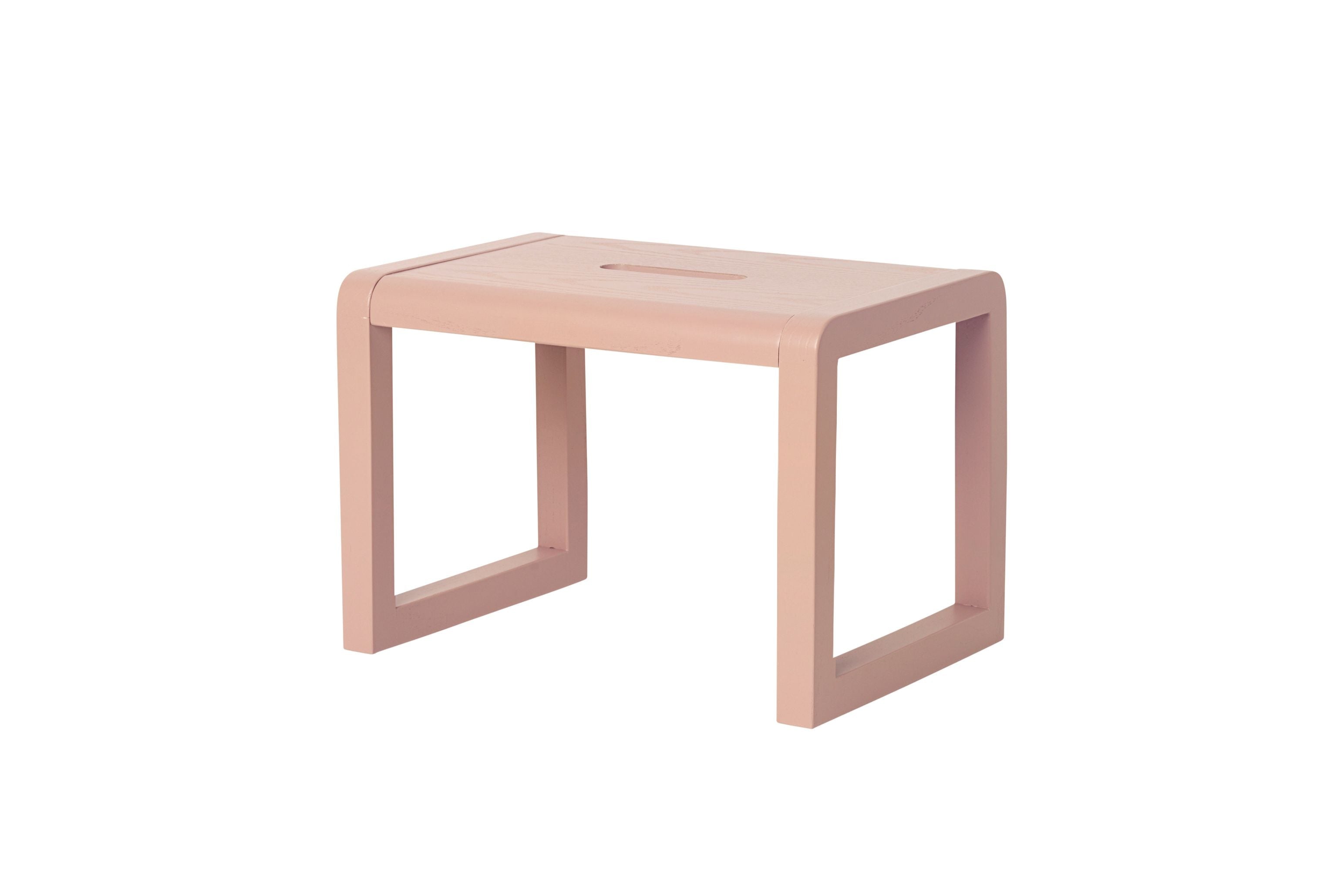 LITTLE ARCHITECT children's stool light pink