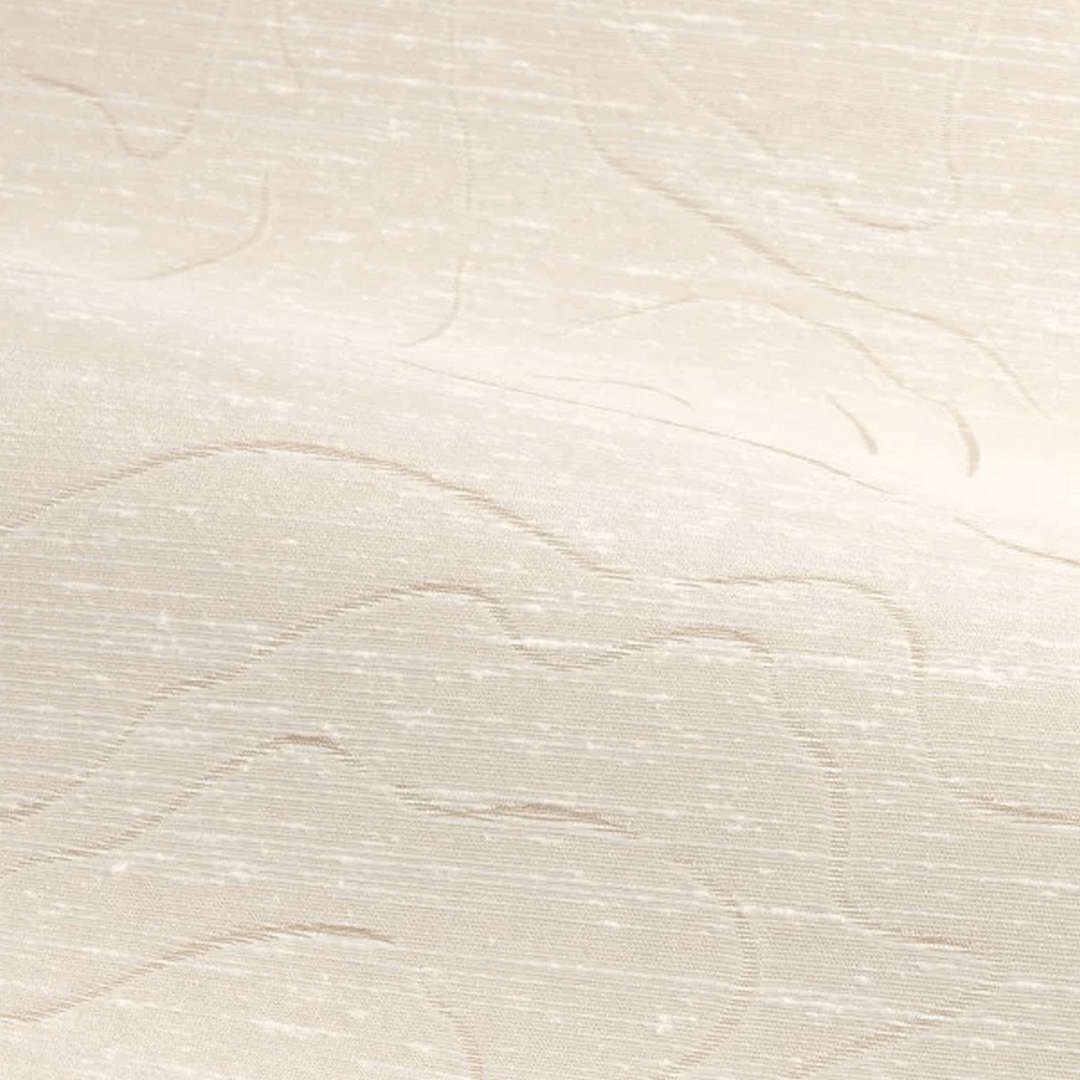 Strukturtextilwandbild ONDES PRÉCIEUSES - IVOIRE DORÉ Elfenbein mit Gold