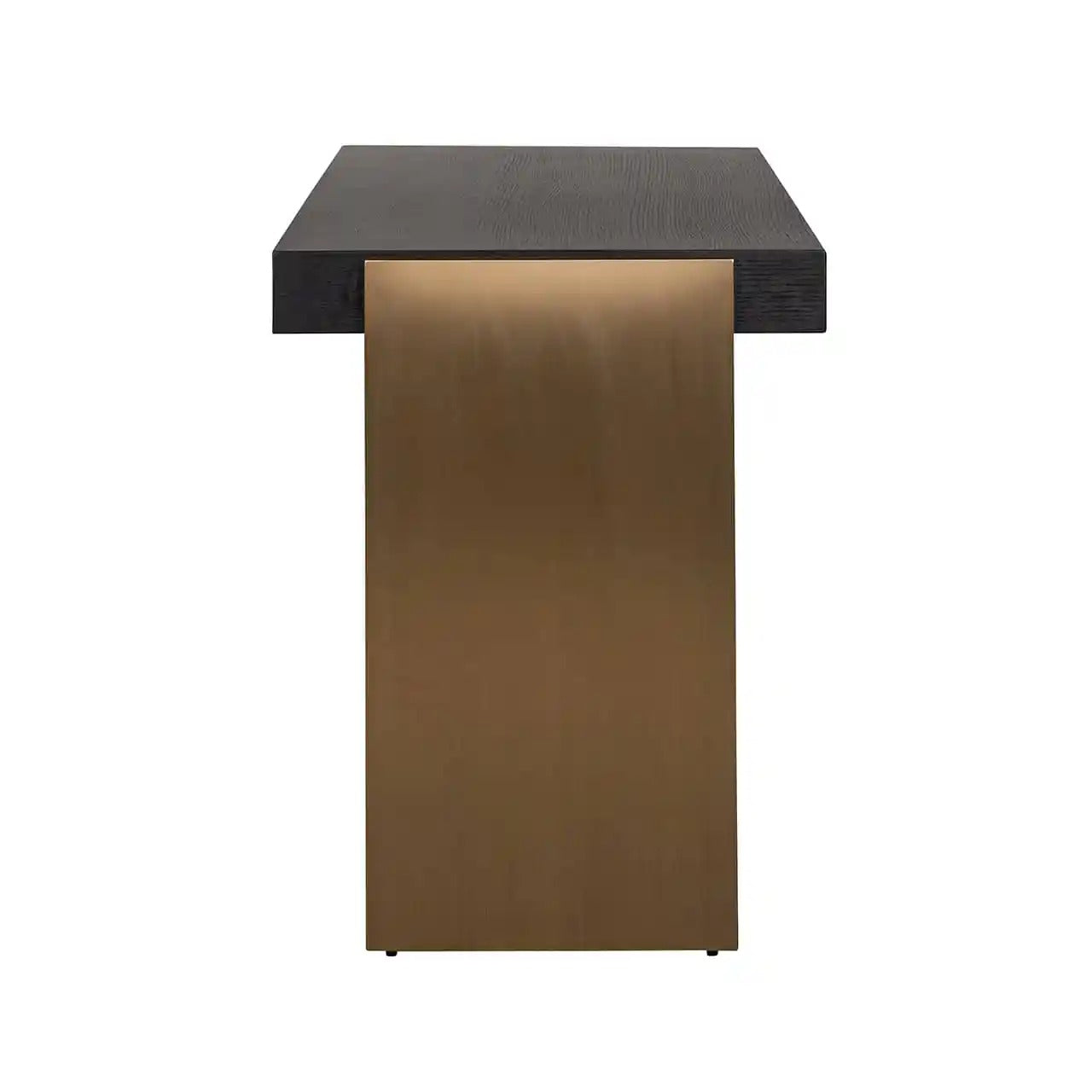 CONNAR desk black with brass finish
