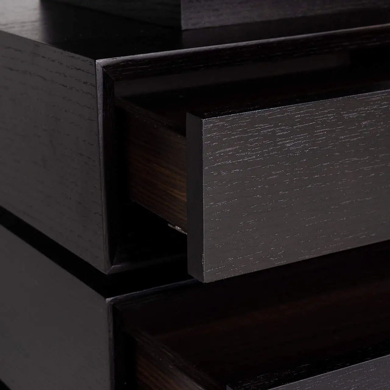 CONNAR desk black with brass finish