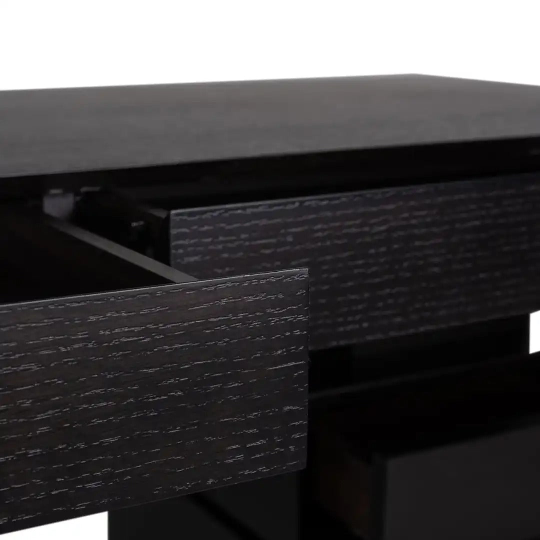 CONNAR desk black with brass finish