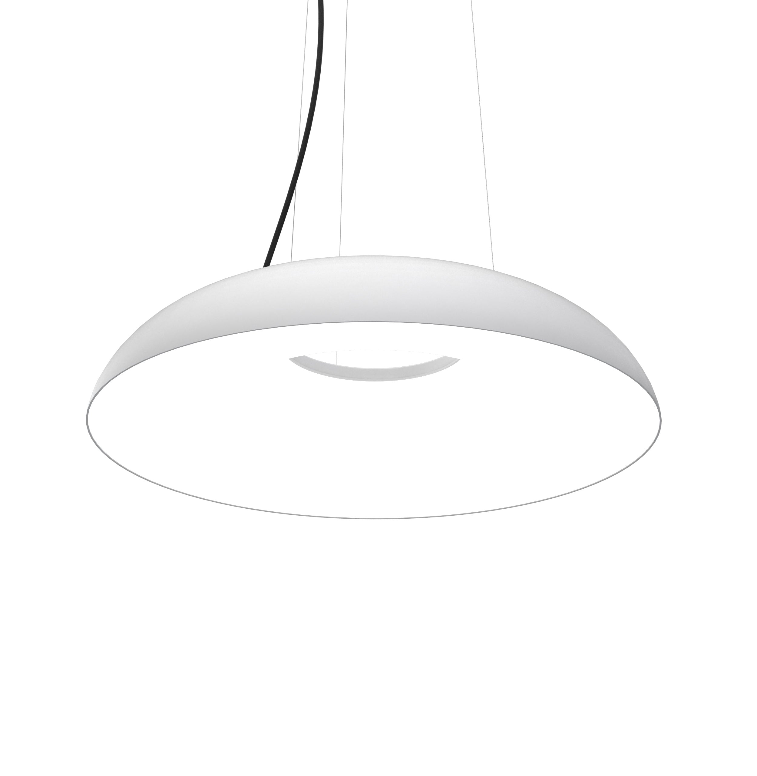 MAGGIOLONE embossed white pendant lamp