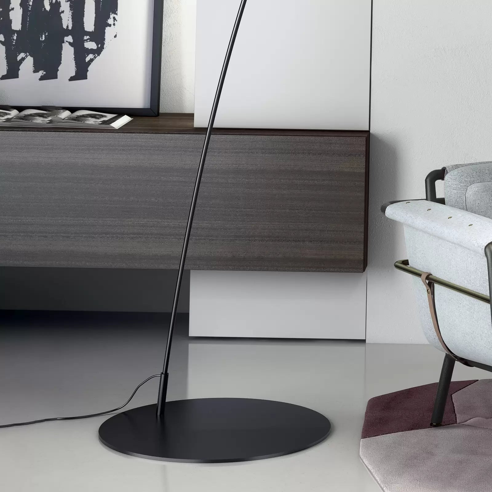 Stehlampe Bogen CARPA schwarz