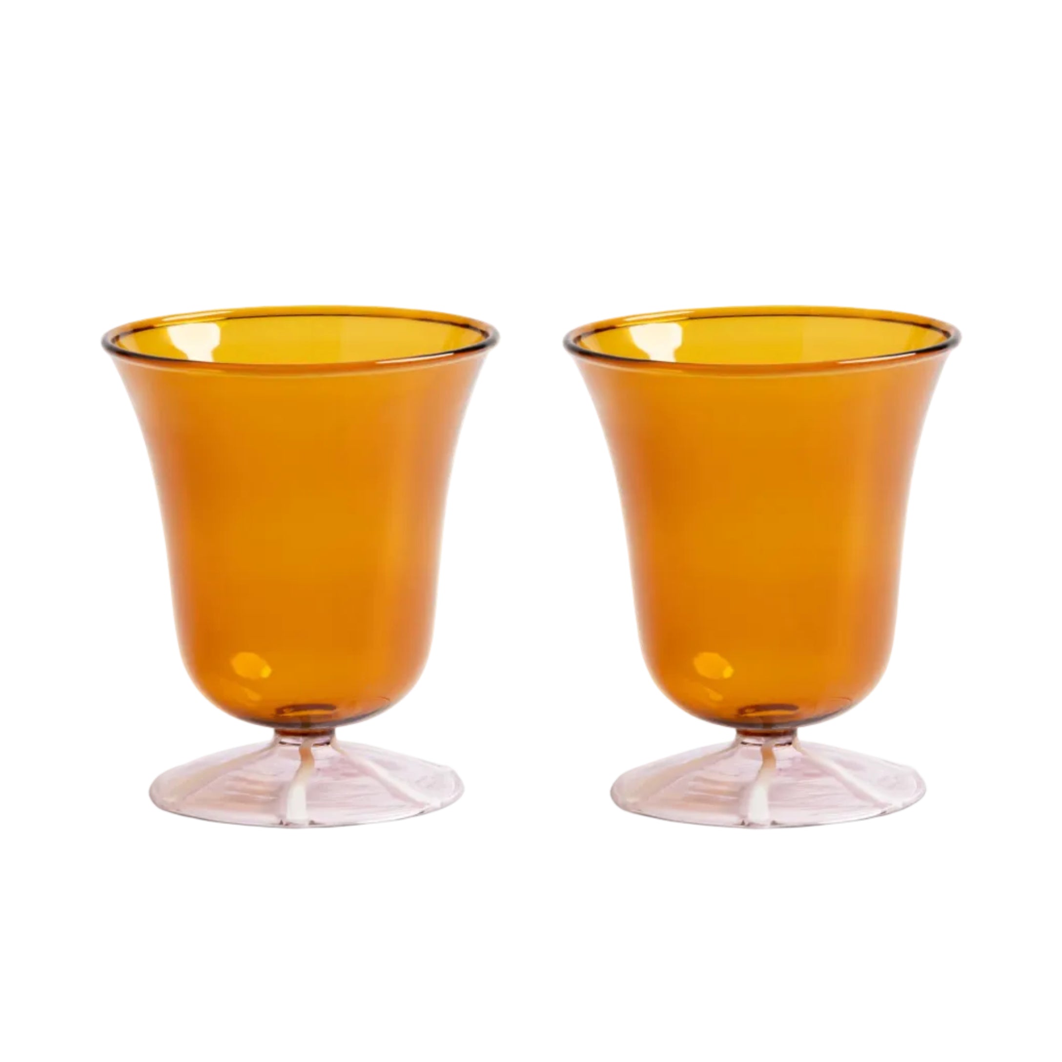 EVE Amber Glasses Set with Pink