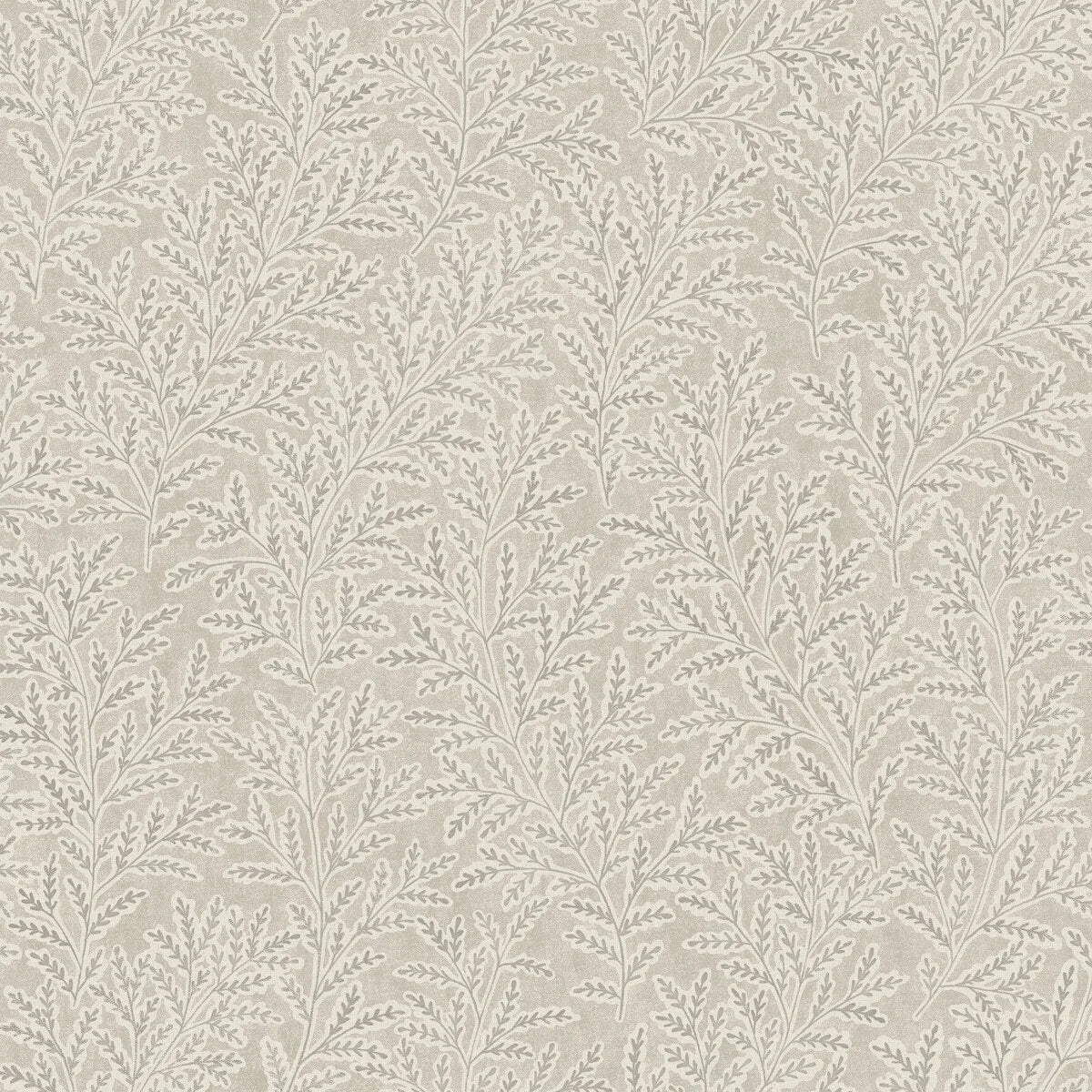 MOLLY’S MEADOW Beige Leaf Pattern Wallpaper