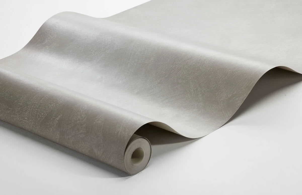 Painter's Wall Gray Gypsum Effect Wallpaper