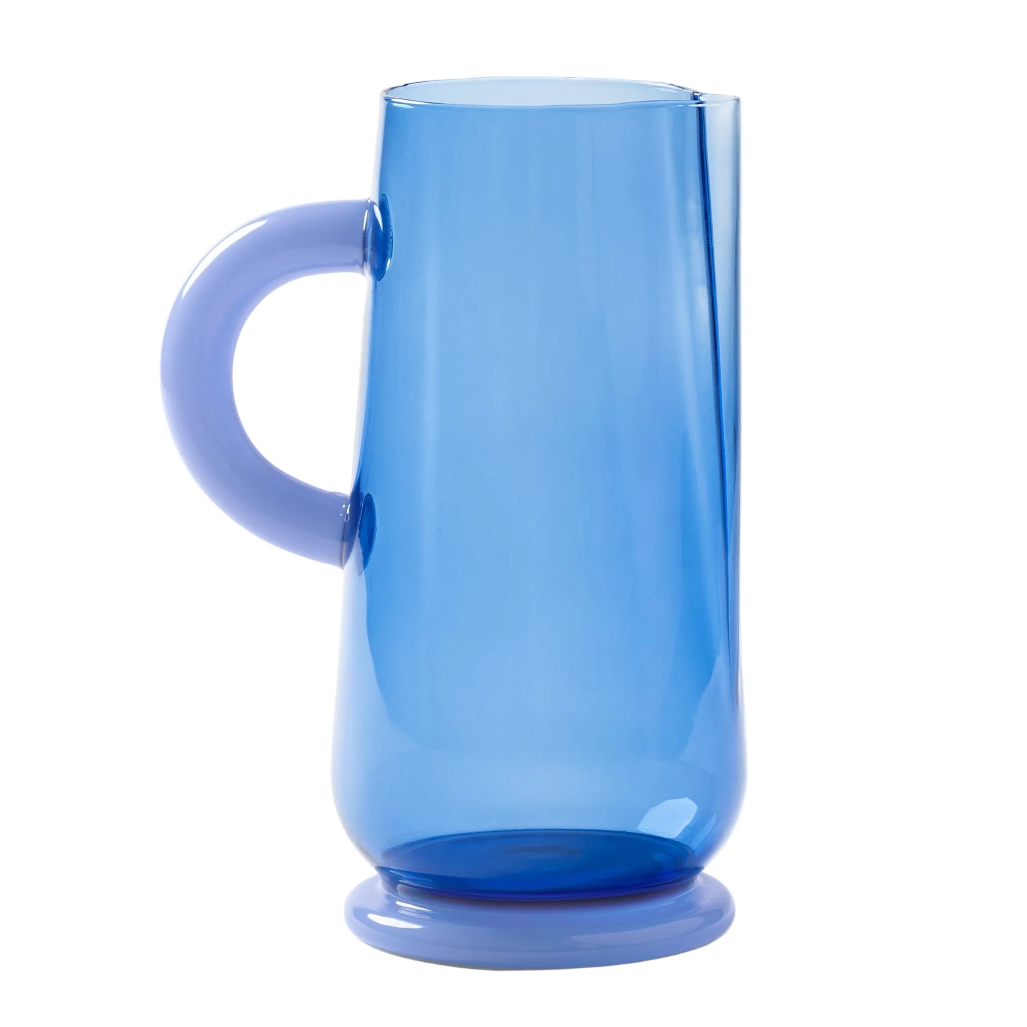 Glaskaraffe DEW blau