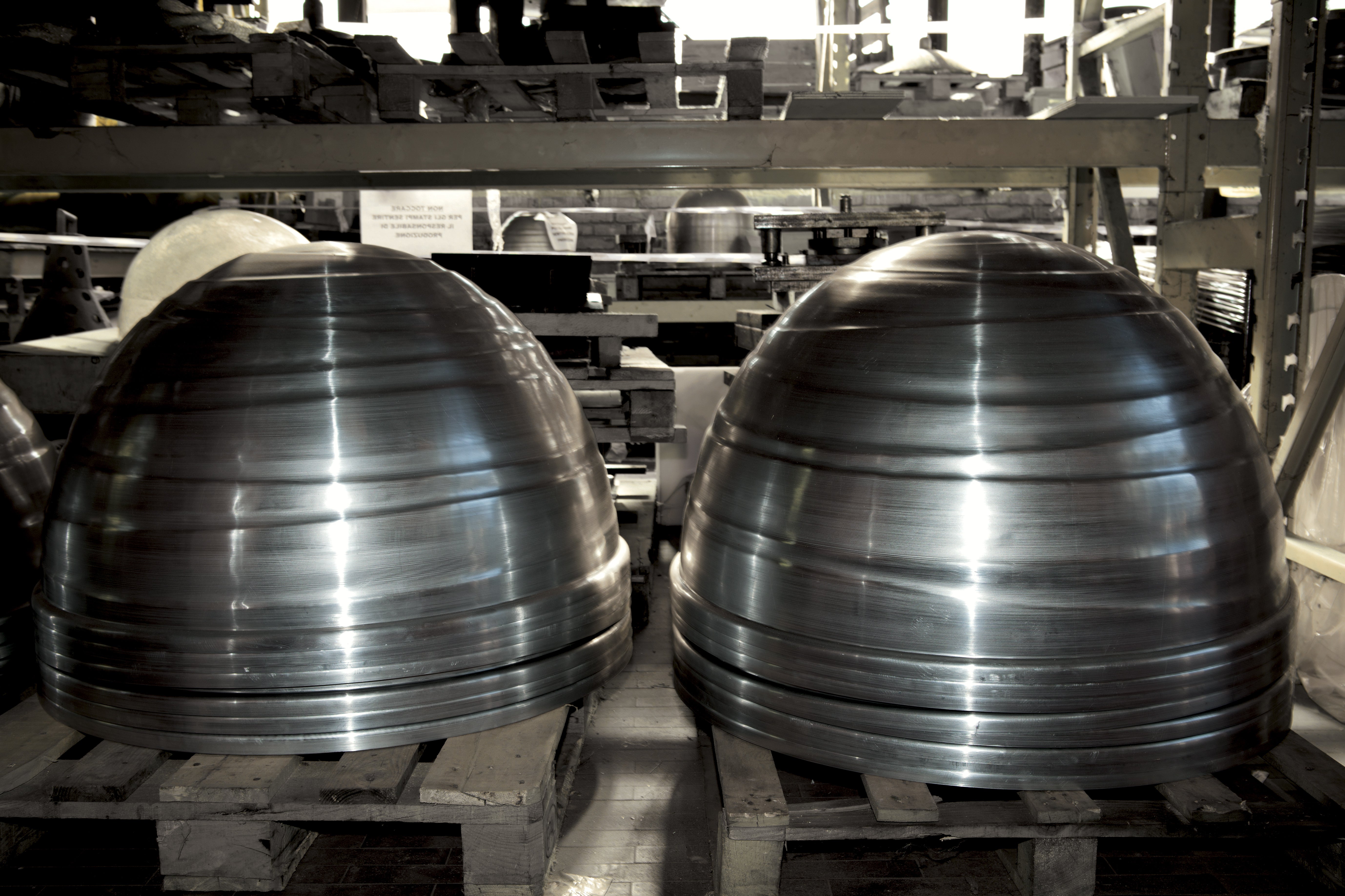 Metallic BABELE pendant lamp