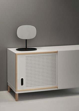 Chest of drawers with cabin drawers white