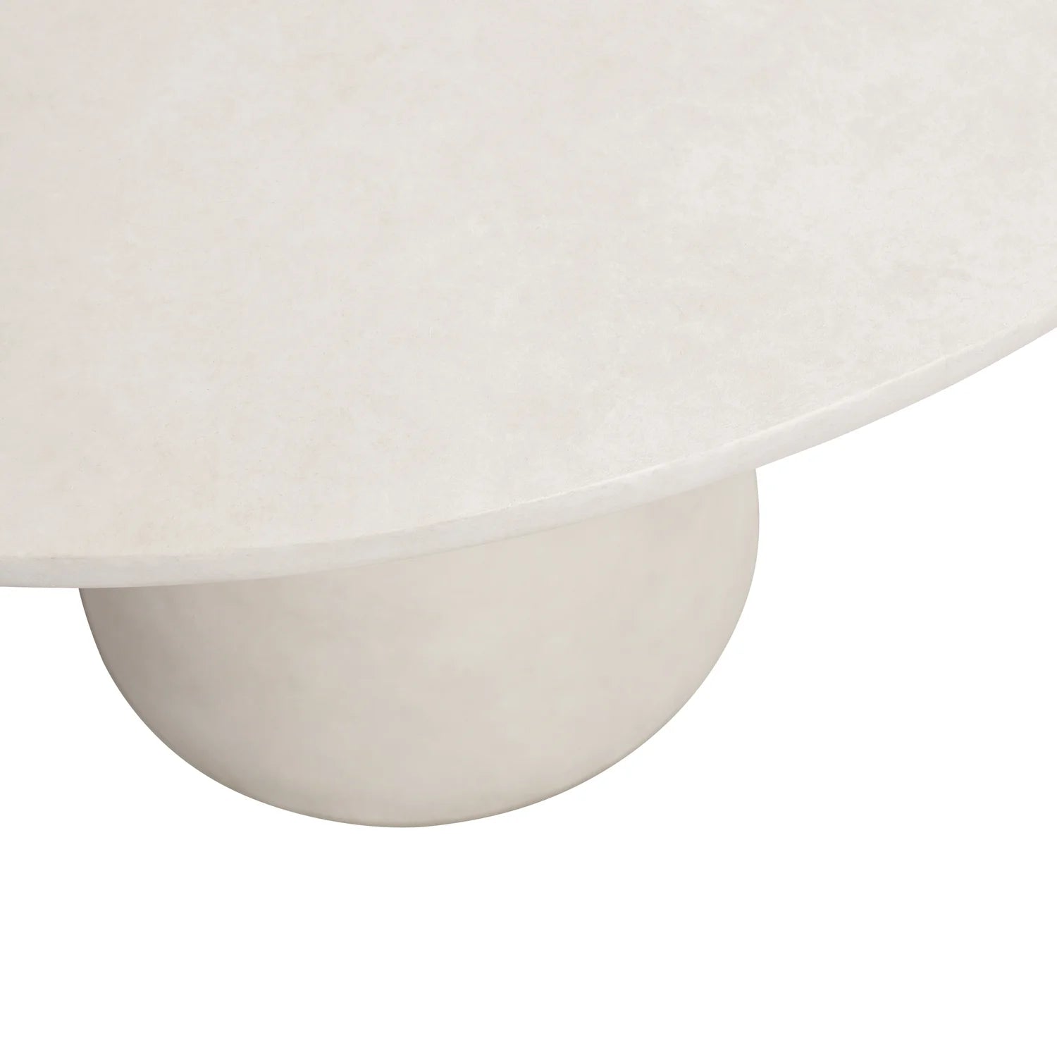DAMON white round table