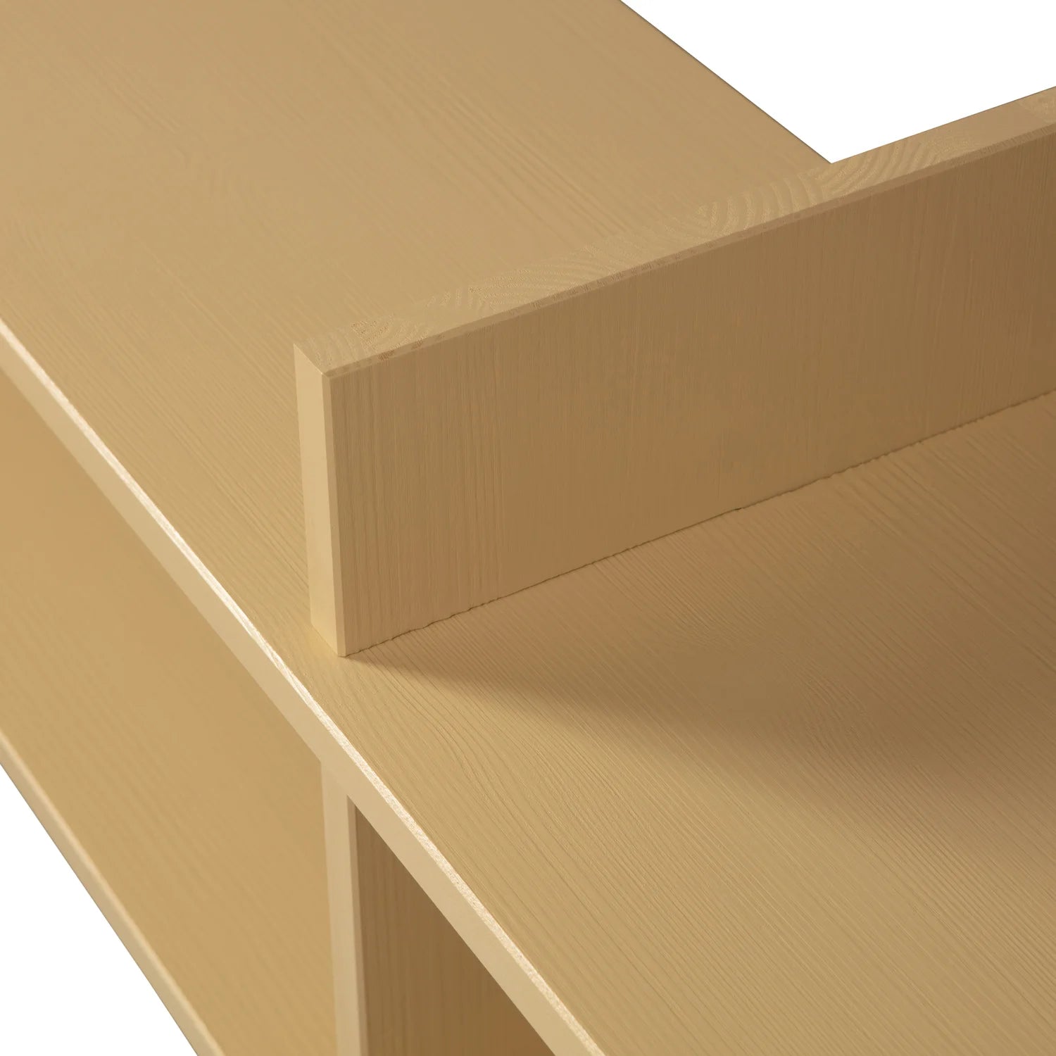 Jan Pine Console gelb gefärbt