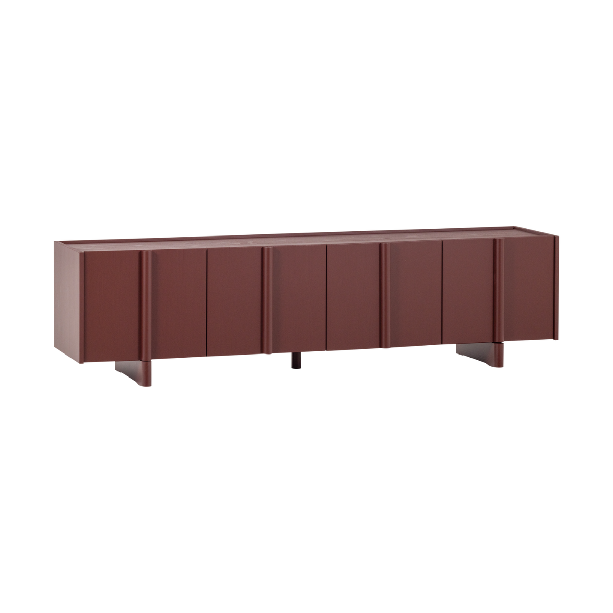 Szafka RTV BASU 200 cm burgundowy – Woood