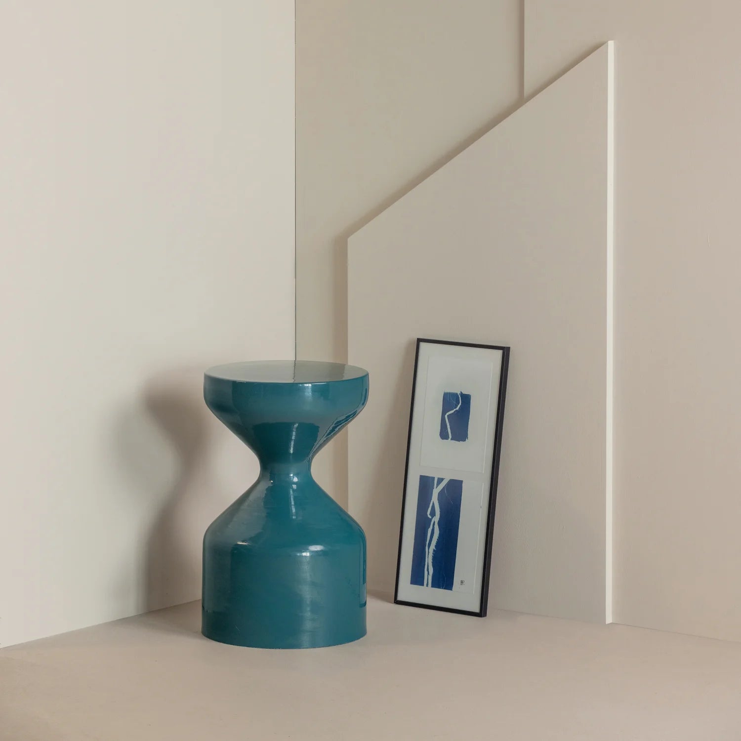 FLOYD side table in sea blue