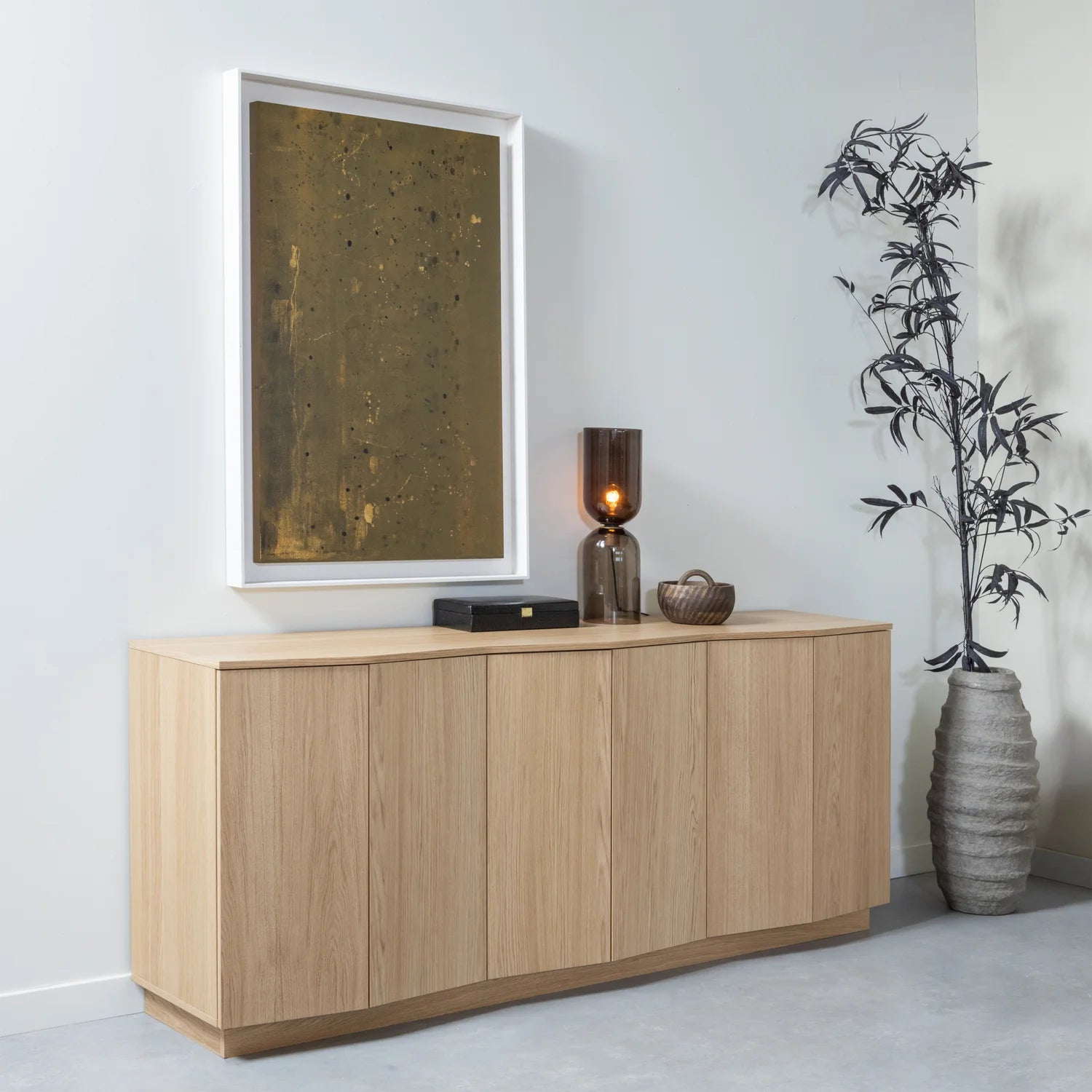 ZUMA Chest of Drawers in Oak Veneer