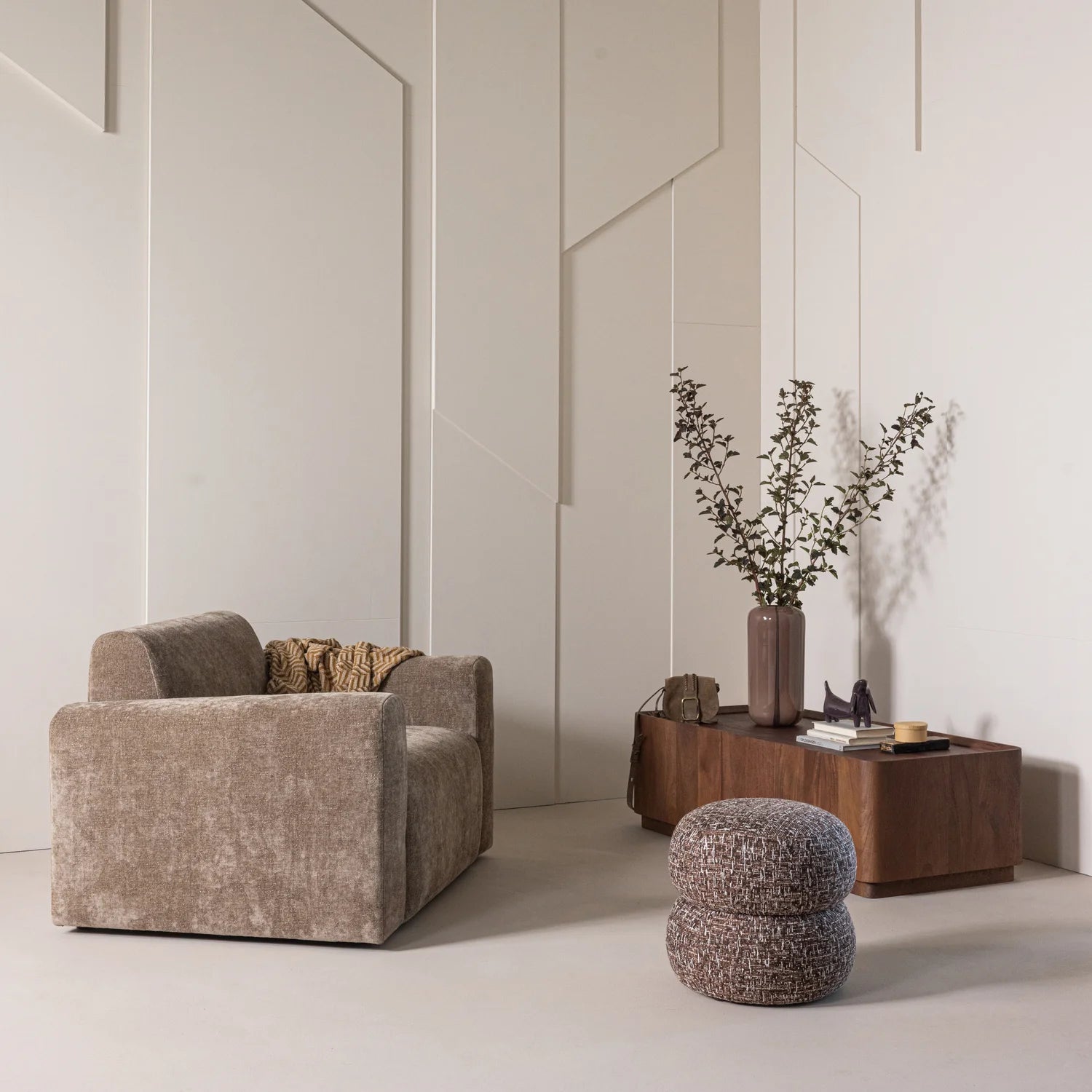 UMINA Armchair khaki