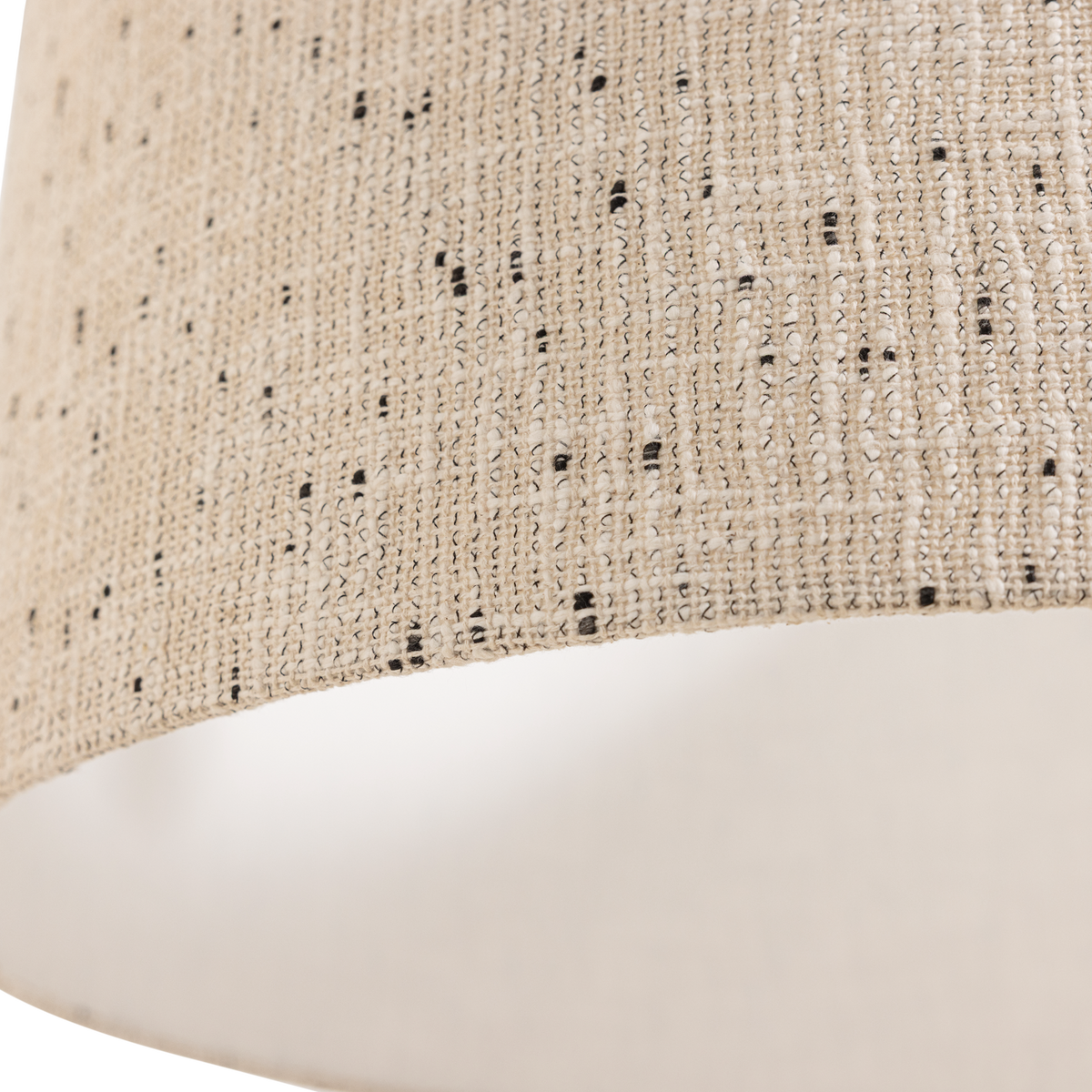 Lampa wisząca LOFT boucle naturalny w czarne kropki – ujęcie 4