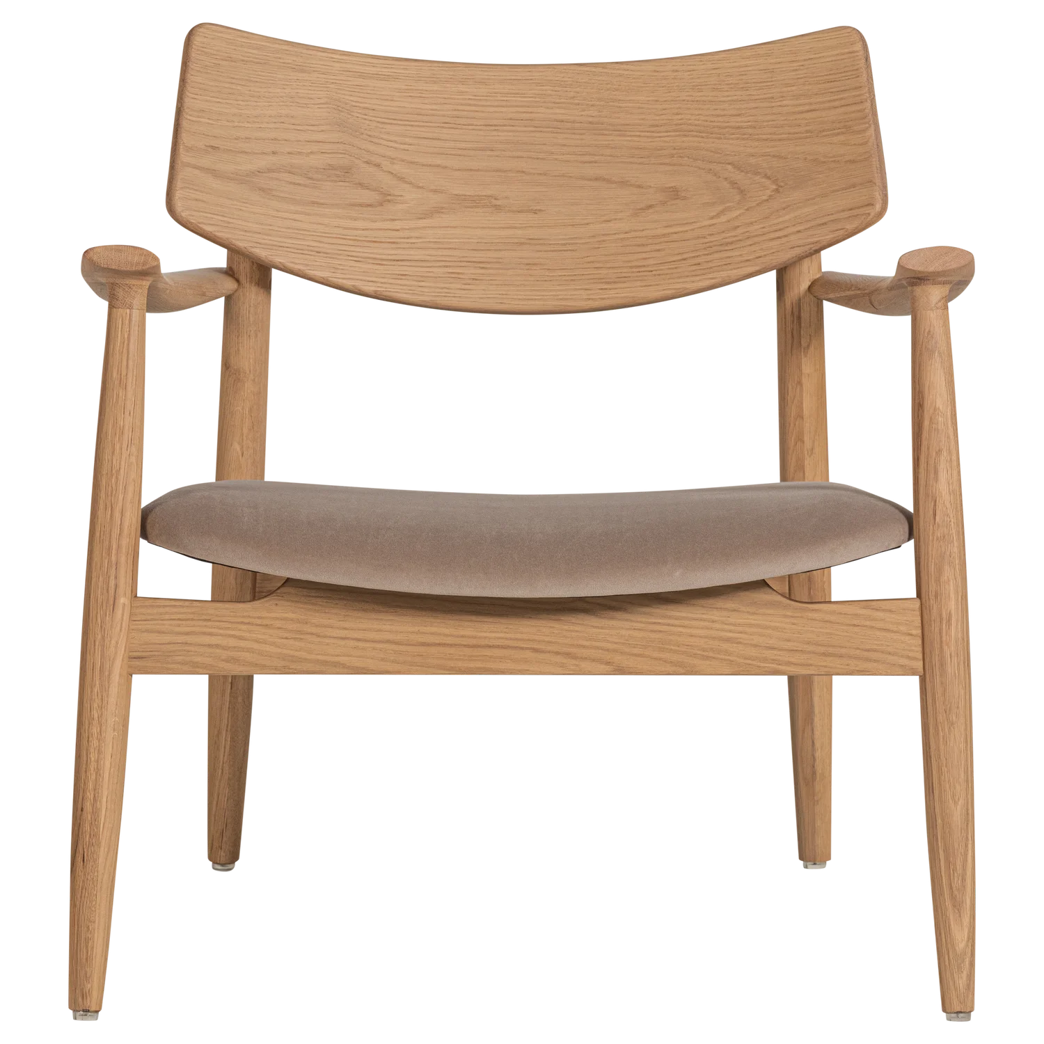 Chair BASK beige seat with oak base