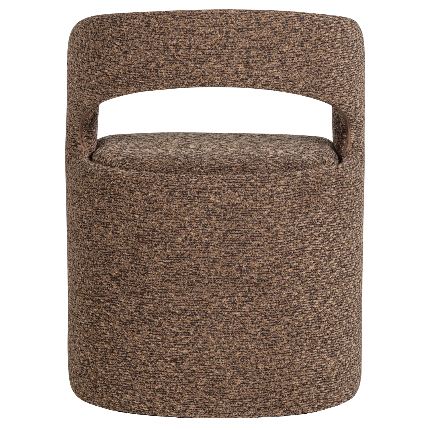 LANOR Chair brown boucle