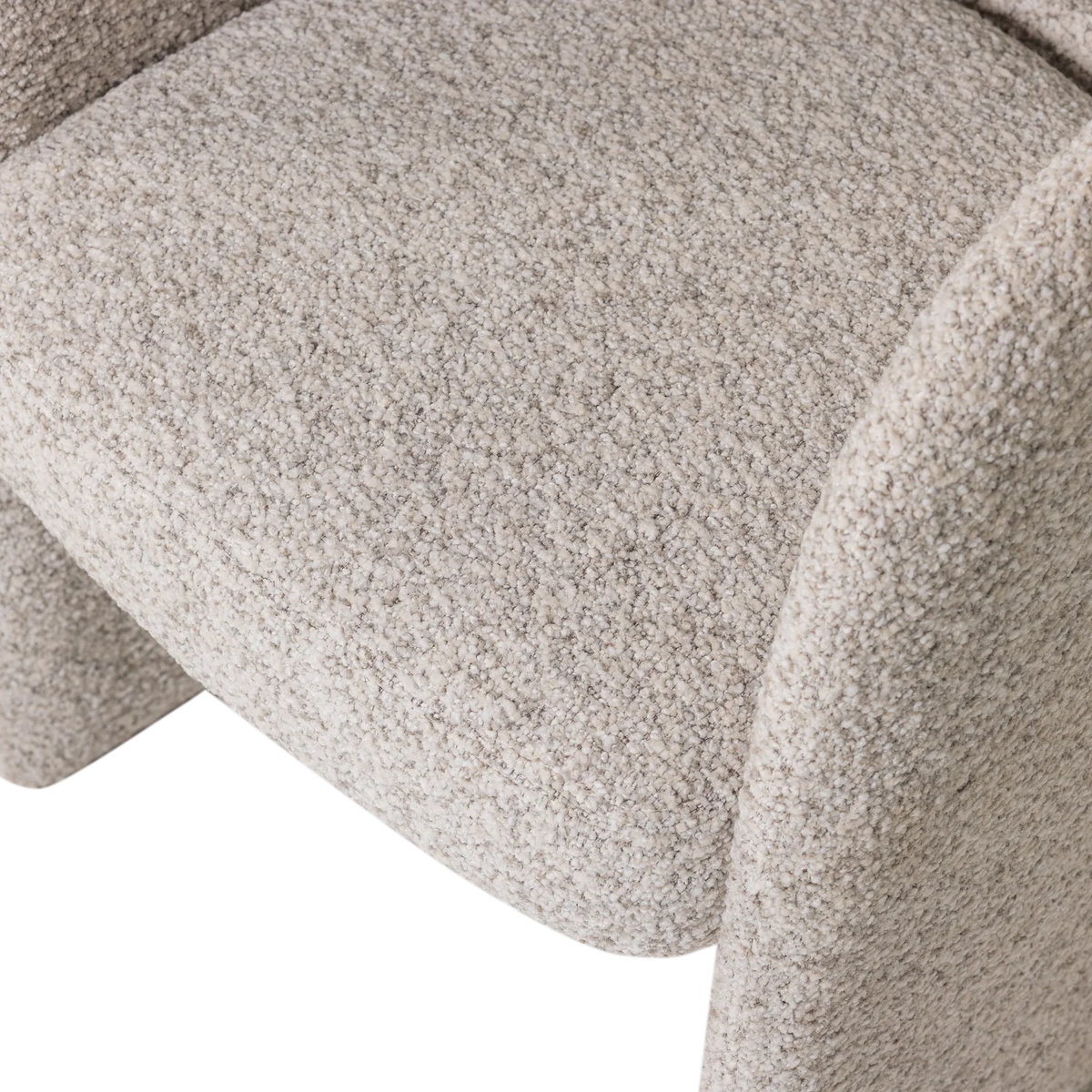LANOR Armchair, Beige Boucle