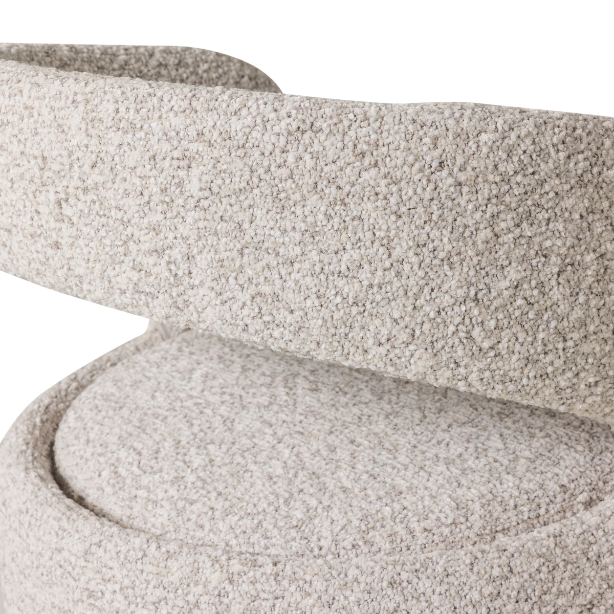 LANOR Armchair, Beige Boucle