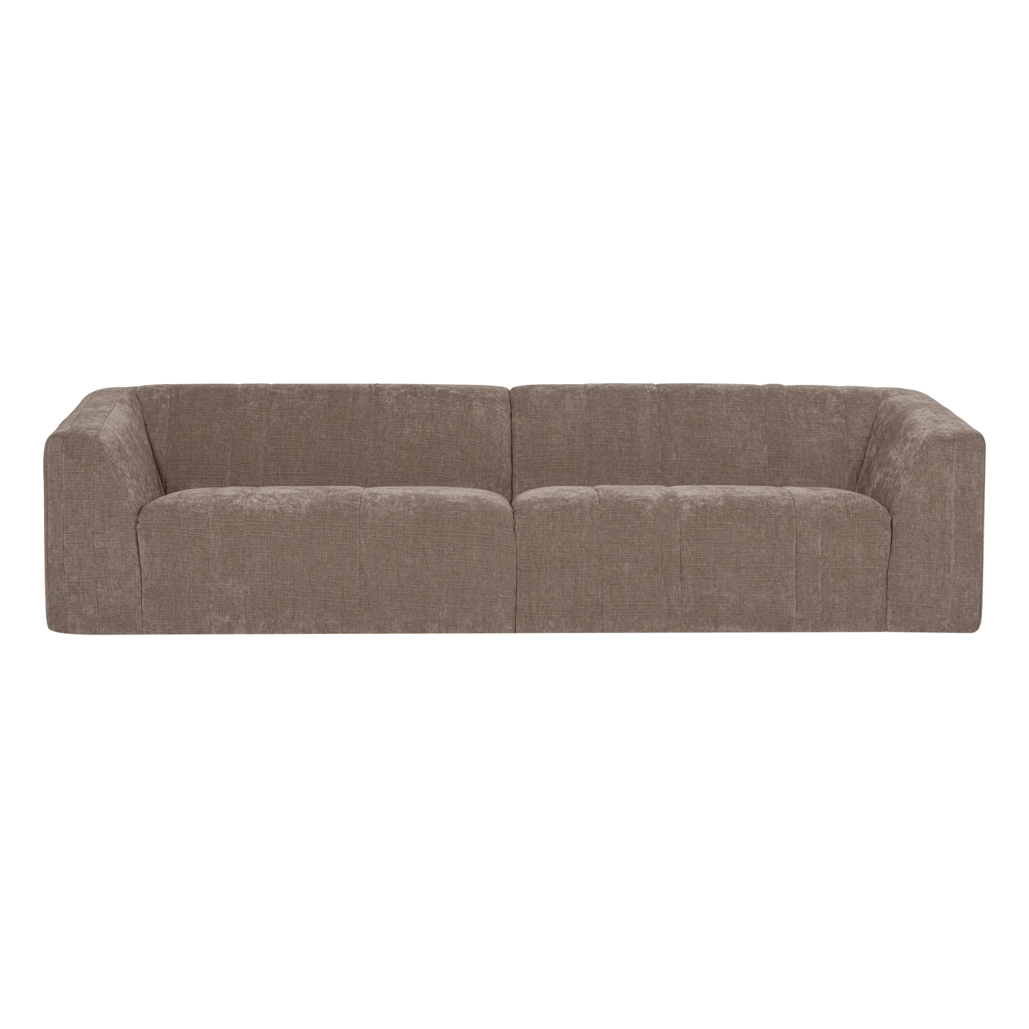 OMAIRE 4-Seater Sofa Taupe Chenille