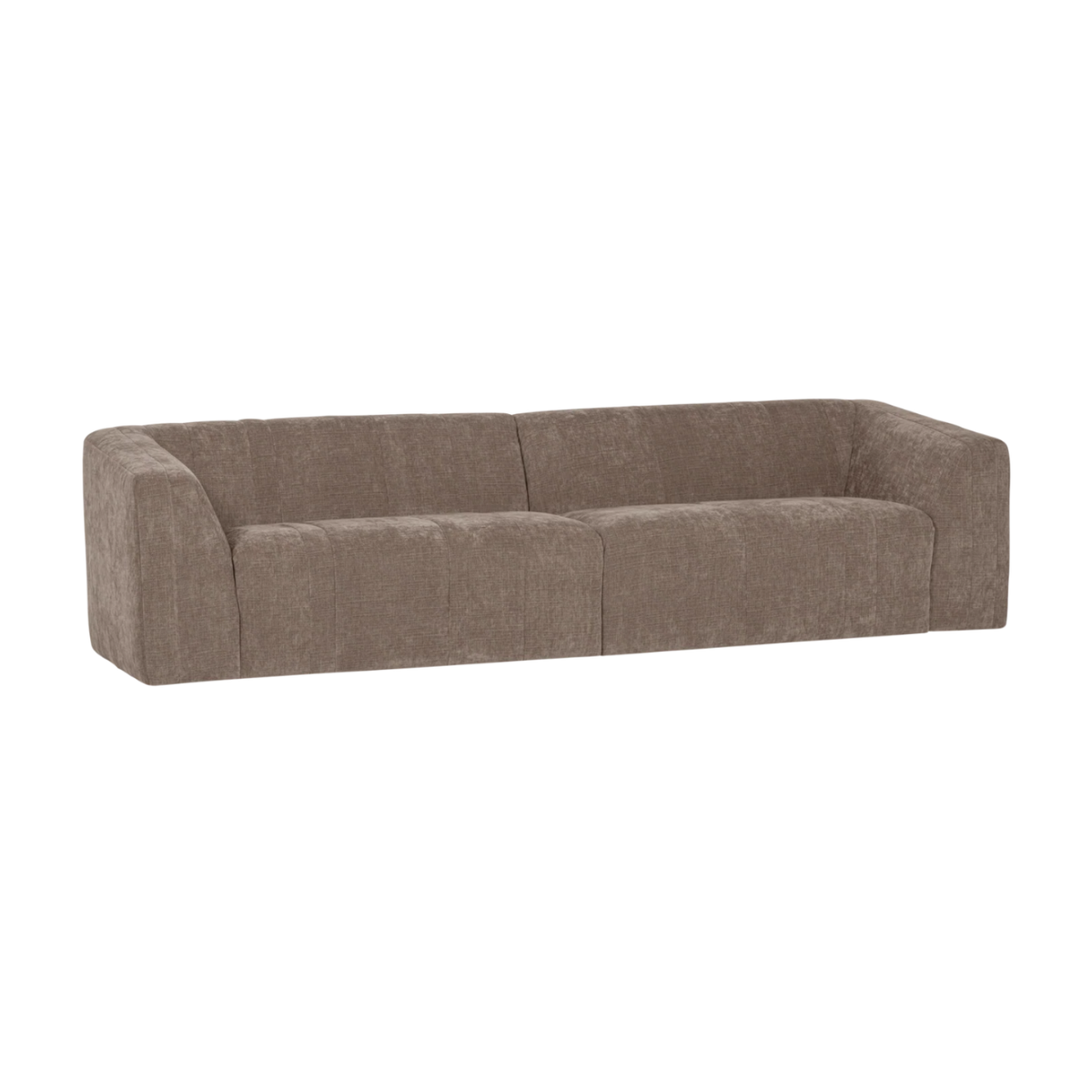 OMAIRE 4-Seater Sofa Taupe Chenille