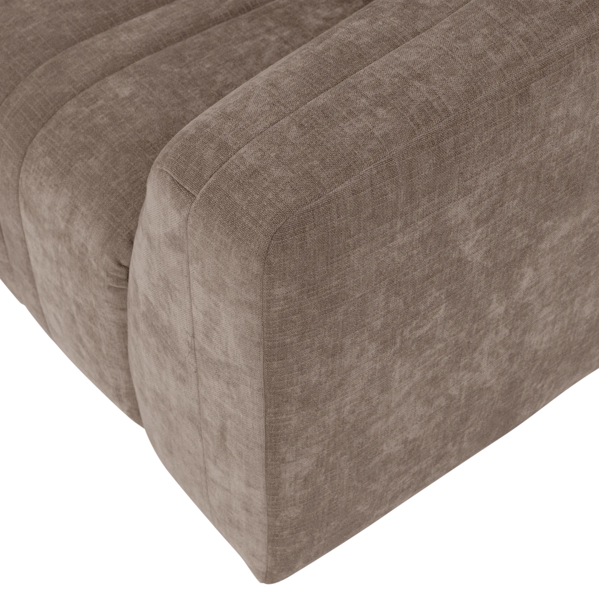 OMAIRE 4-Seater Sofa Taupe Chenille