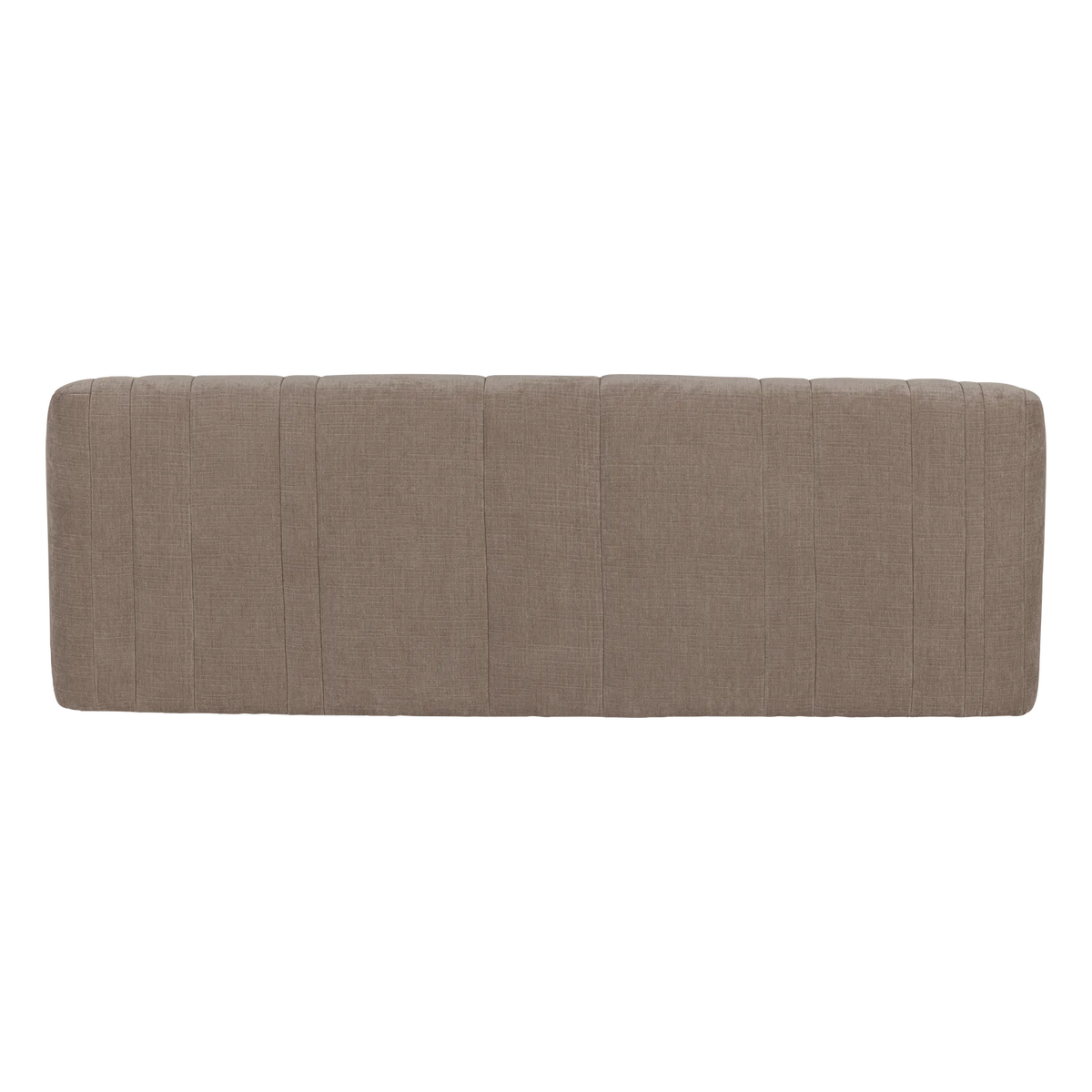 2-Seater Sofa OMAIRE Taupe Chenille