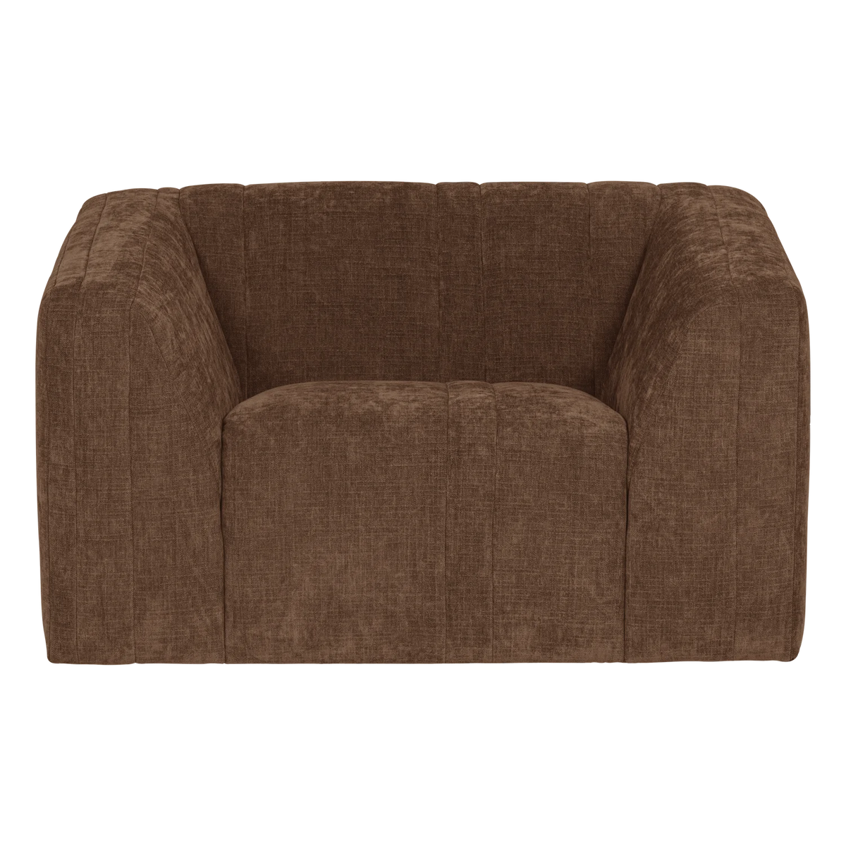 OMAIRE Armchair Brown Chenille