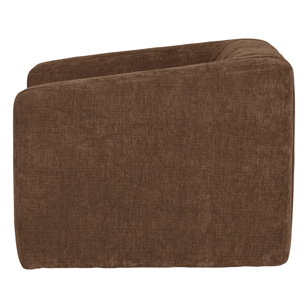 OMAIRE Armchair Brown Chenille