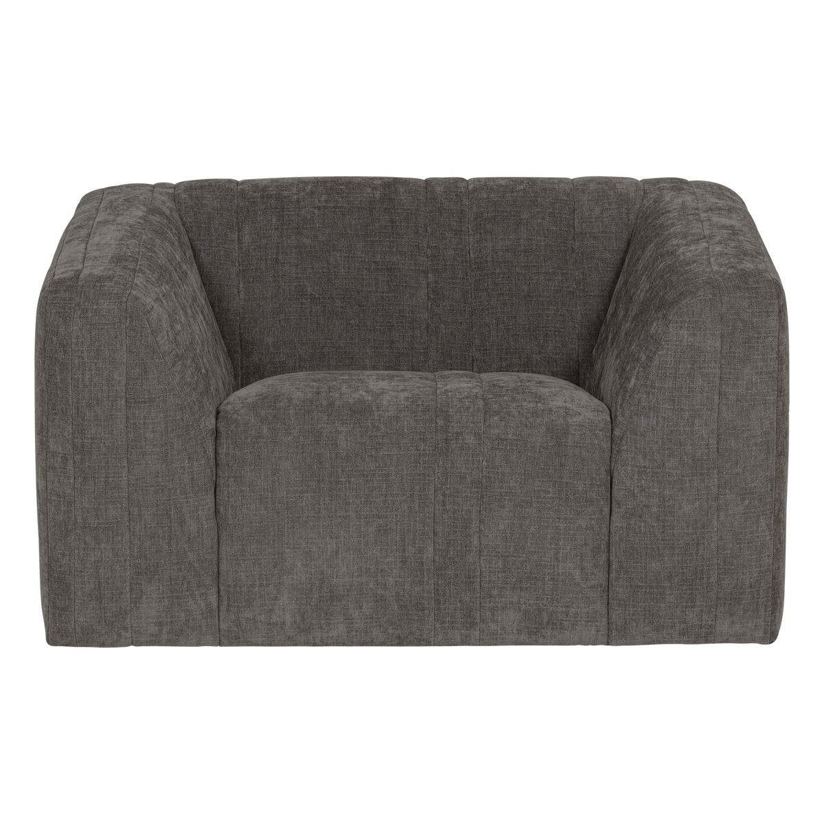 OMAIRE Armchair Gray Chenille