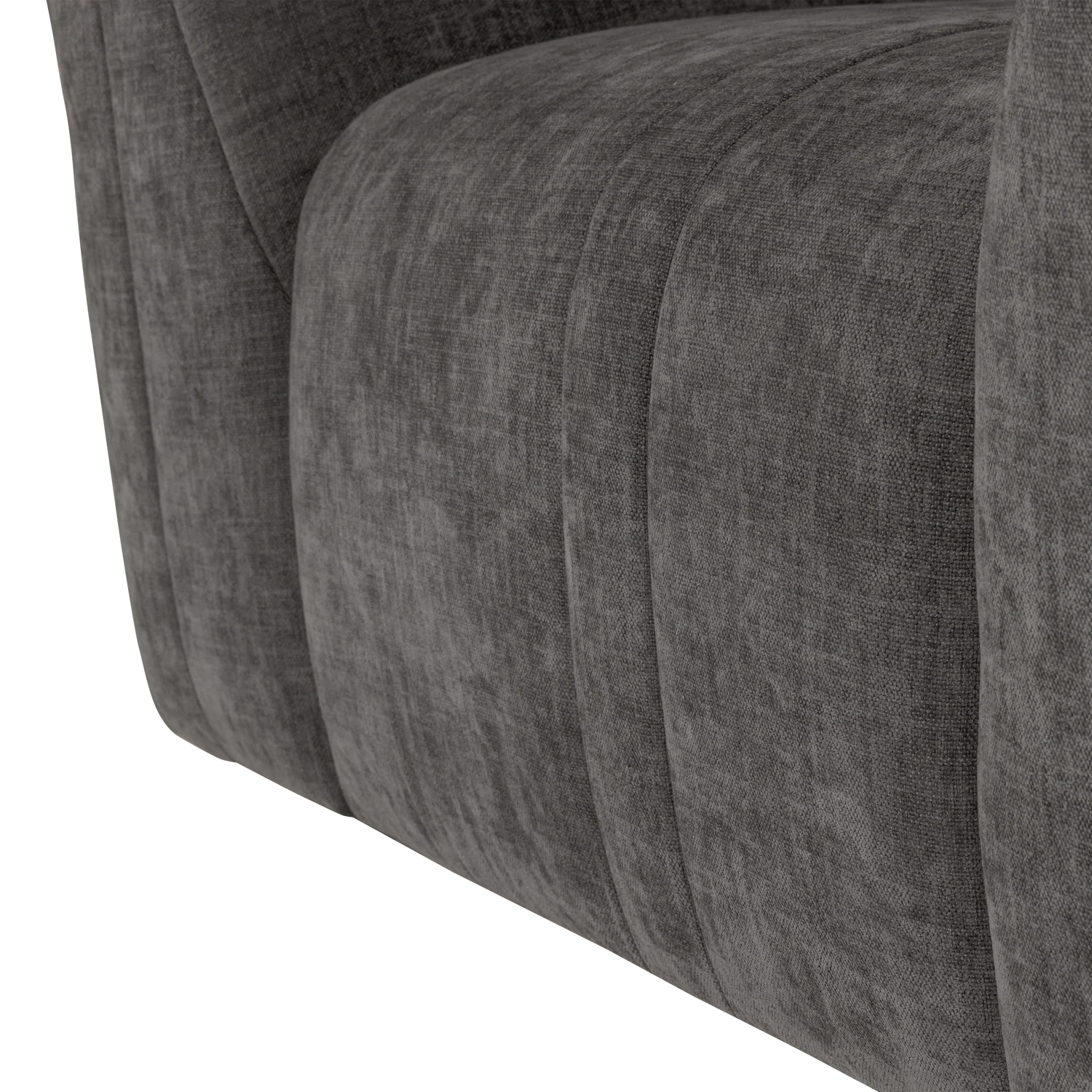 OMAIRE Armchair Gray Chenille