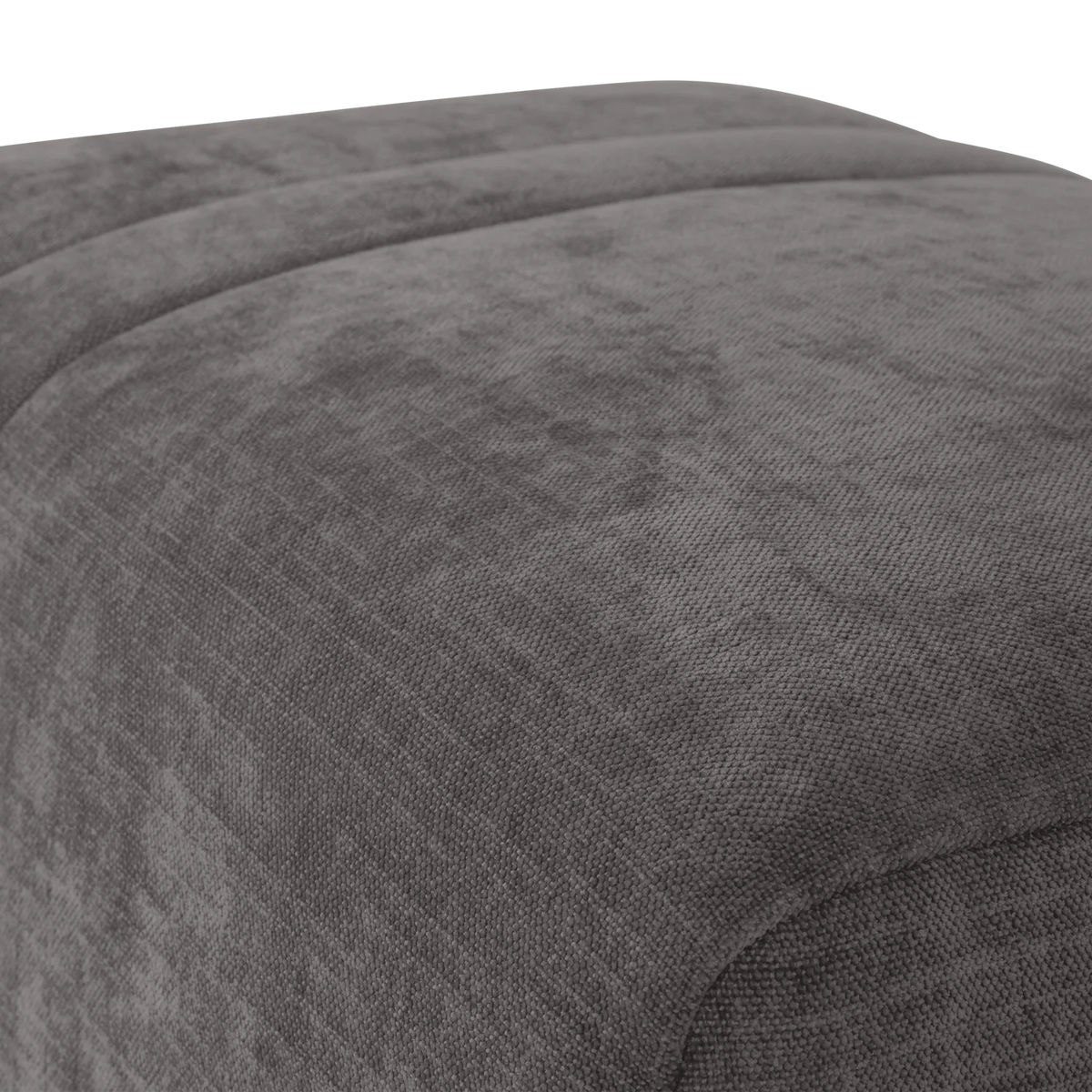 OMAIRE Puff gray chenille
