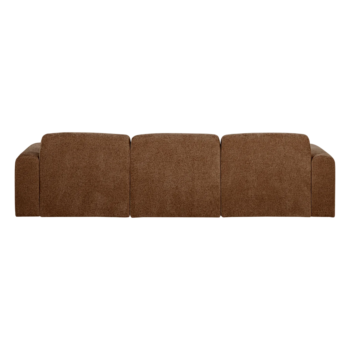 3-Seater Sofa UMINA Brown Chenille