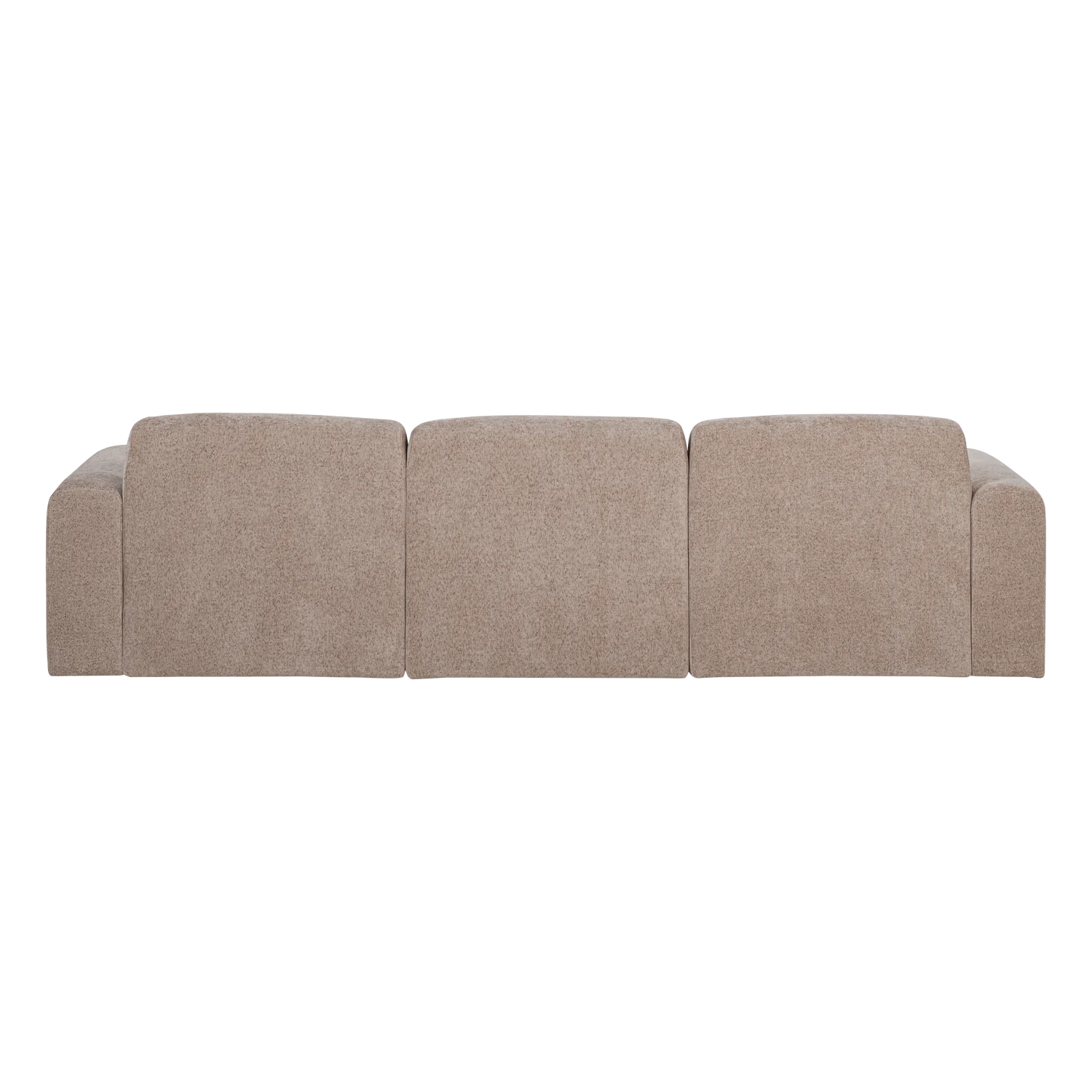 3-Seater Sofa UMINA Beige Chenille