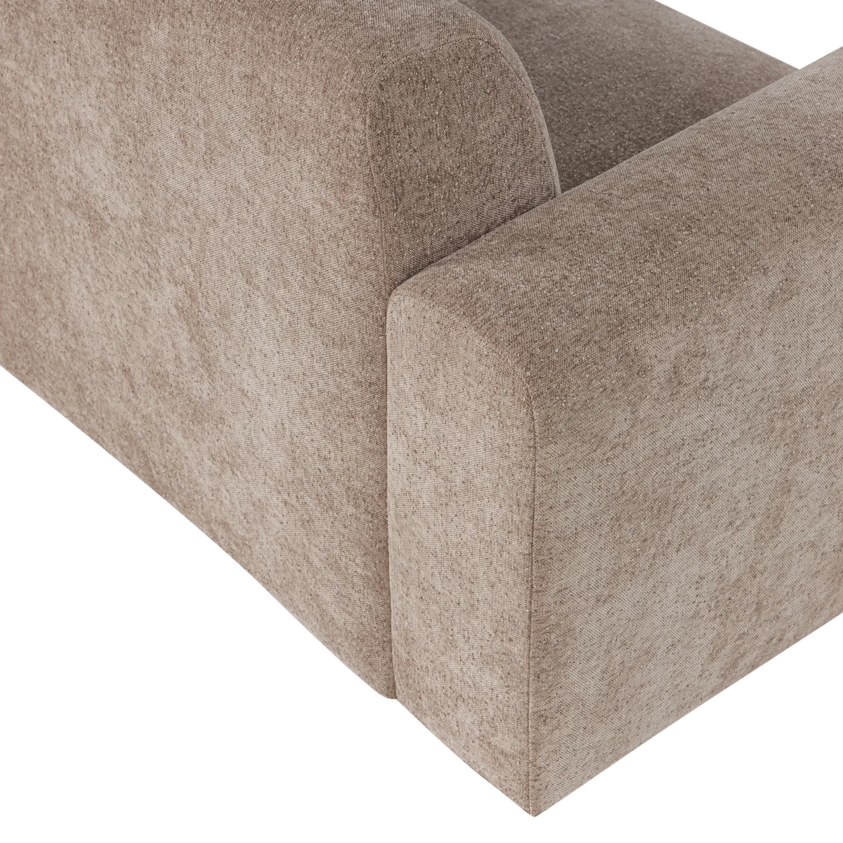 3-Seater Sofa UMINA Beige Chenille