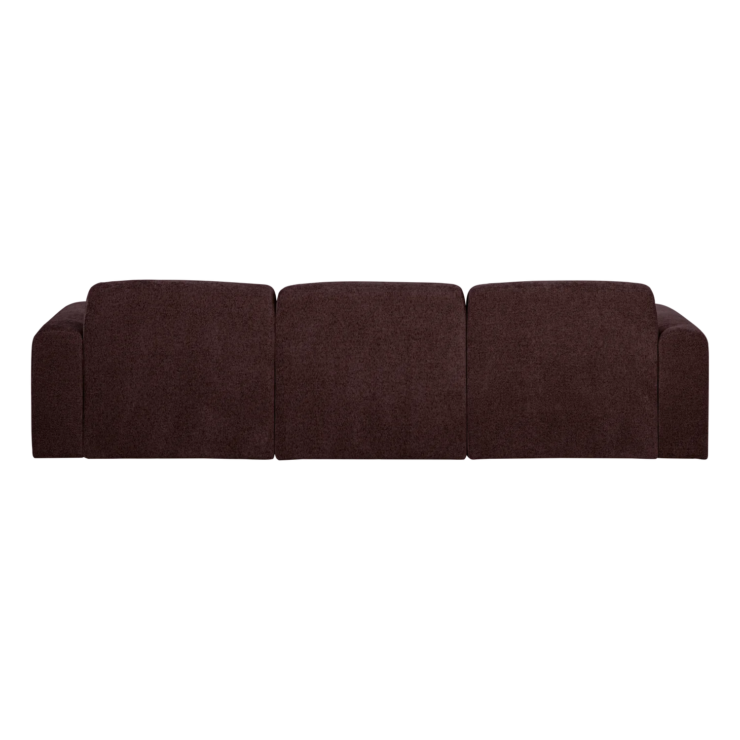 3-Seater Sofa UMINA Dark Burgundy Chenille