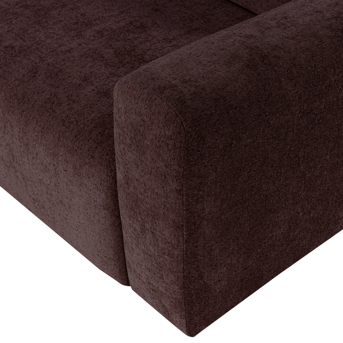 3-Seater Sofa UMINA Dark Burgundy Chenille