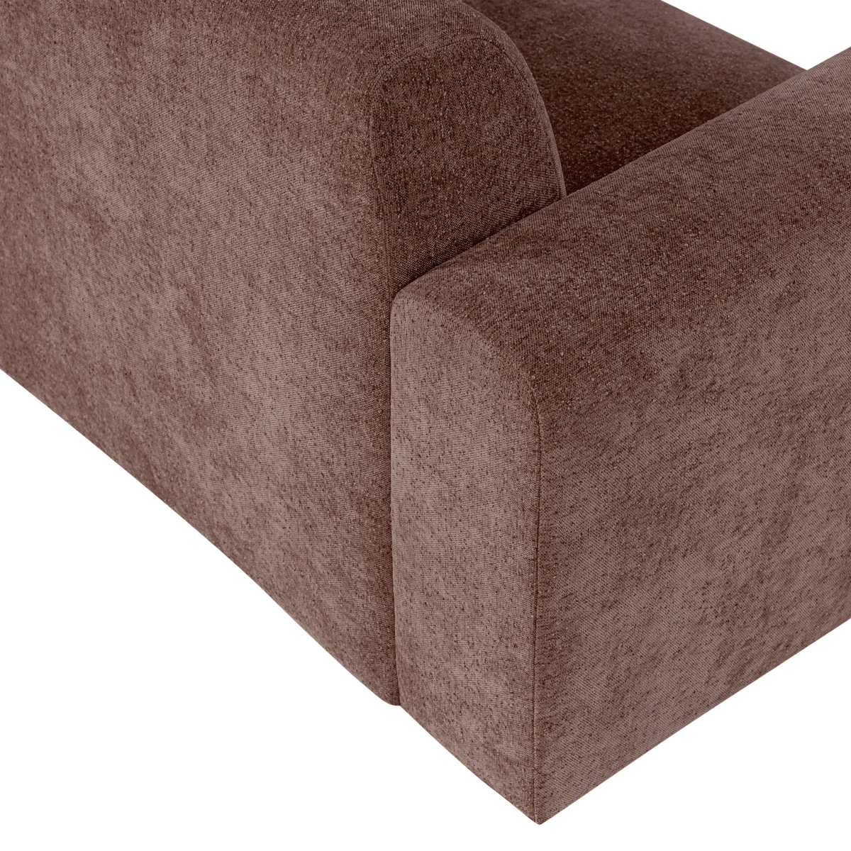 3-Seater Sofa UMINA Pink-Brown Chenille