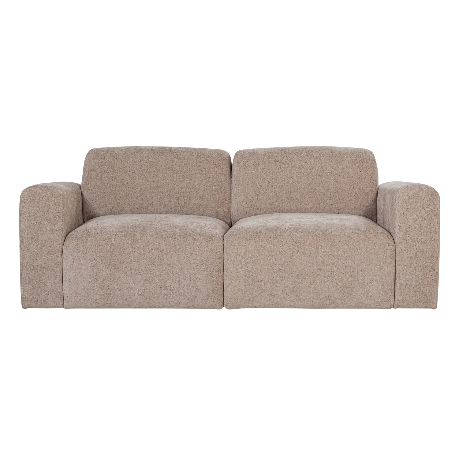 2-Seater Sofa UMINA Beige Chenille
