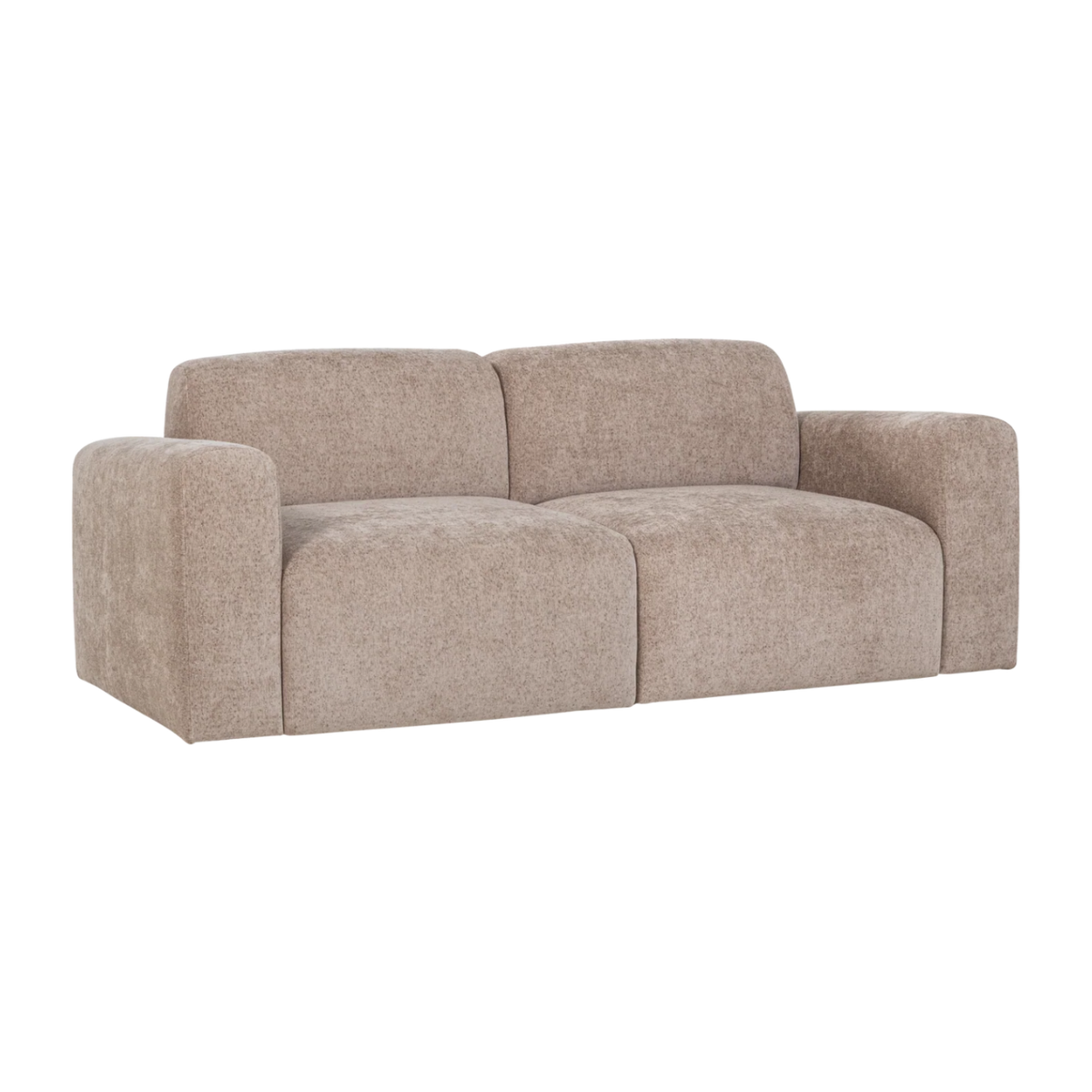 2-Seater Sofa UMINA Beige Chenille
