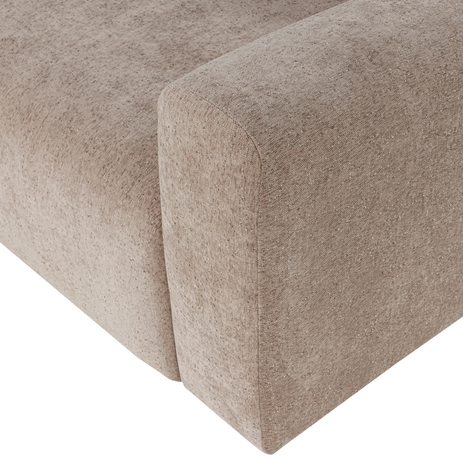 2-Seater Sofa UMINA Beige Chenille
