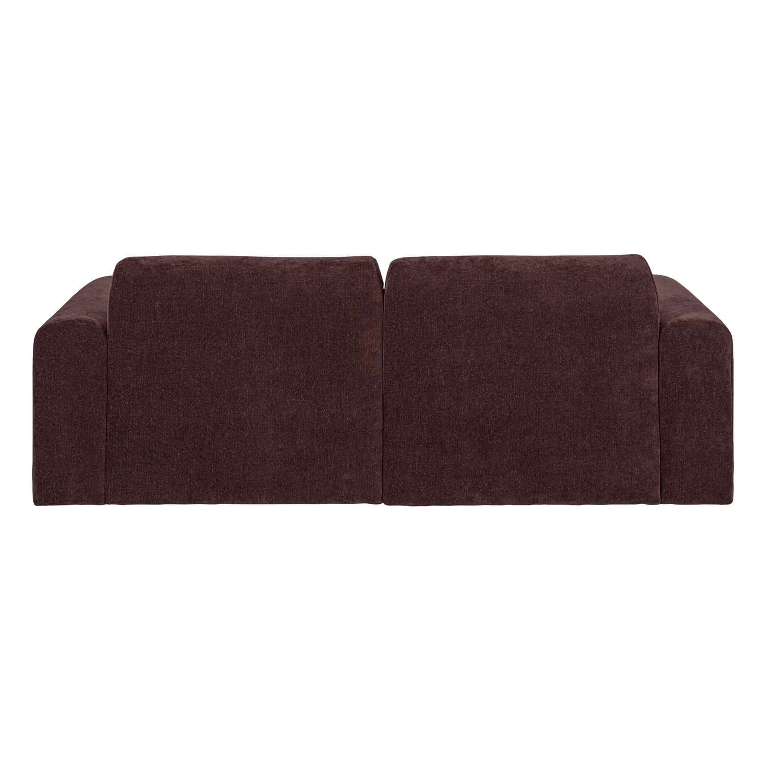 2-Seater Sofa UMINA Dark Burgundy Chenille
