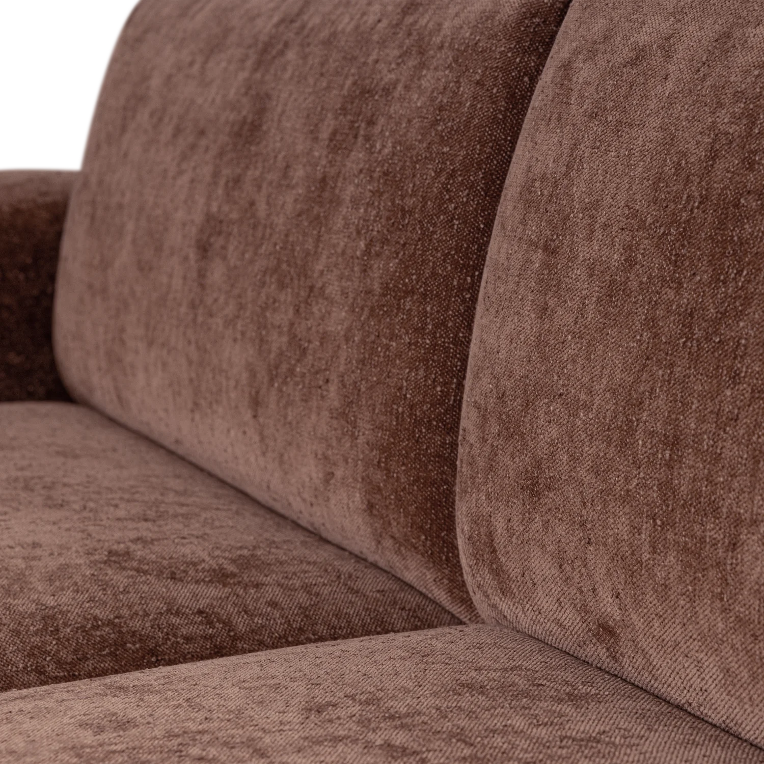 2-Seater Sofa UMINA Pink-Brown Chenille