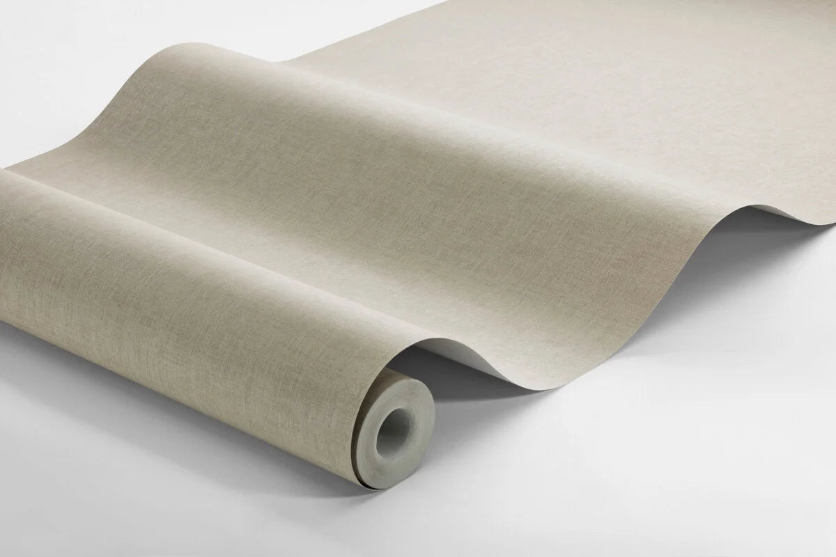 Structural paper non-woven wallpaper VEGA light brown