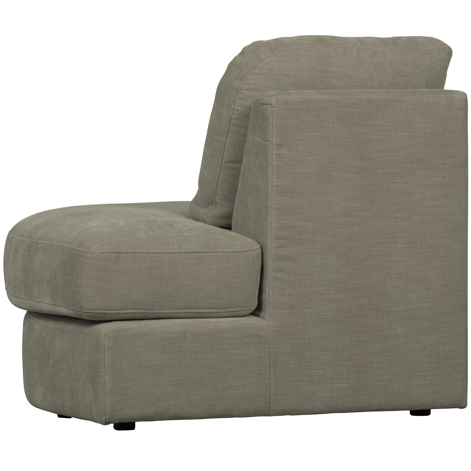 Sofa FAMILY - open module right side warm gray