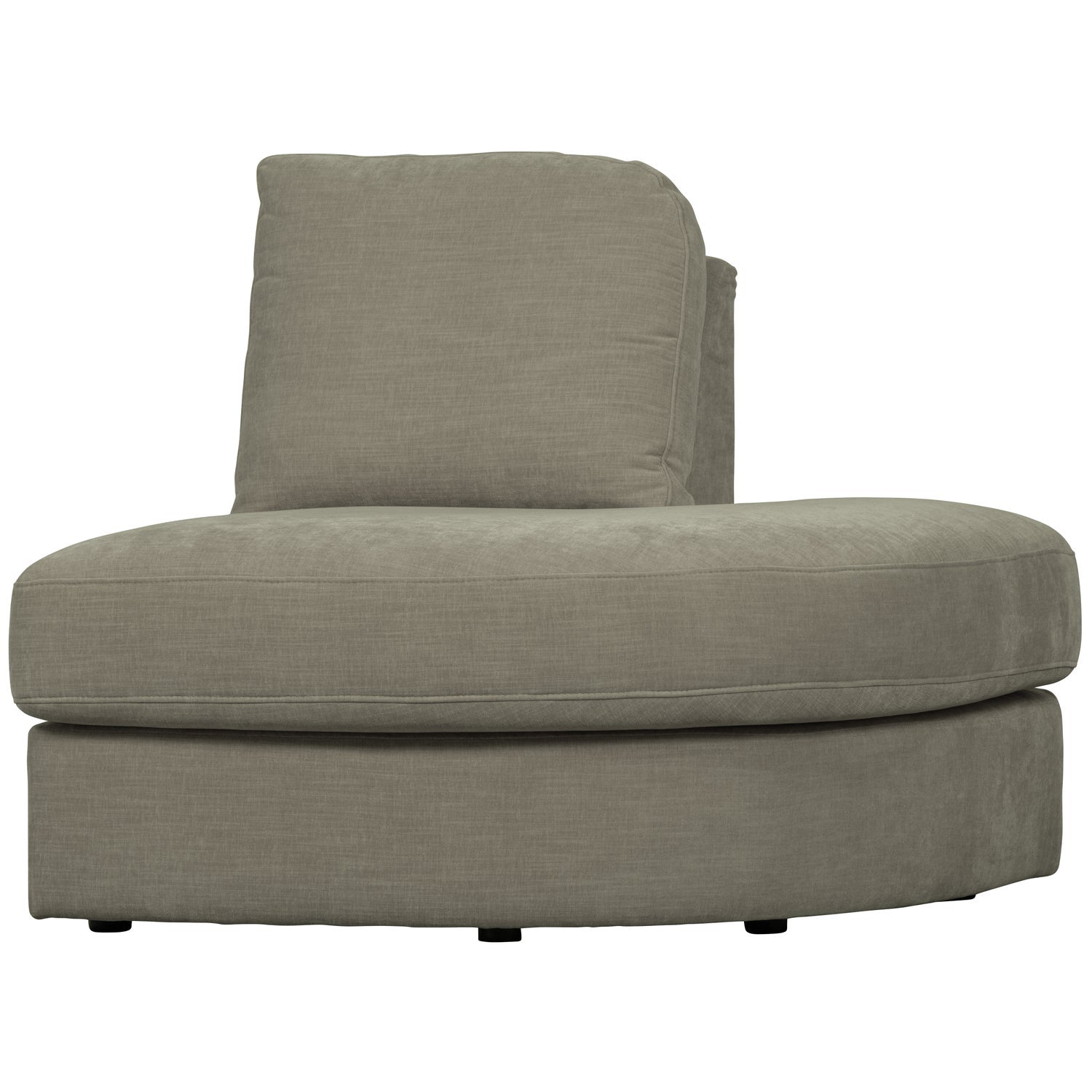 Sofa FAMILY - open module right side warm gray