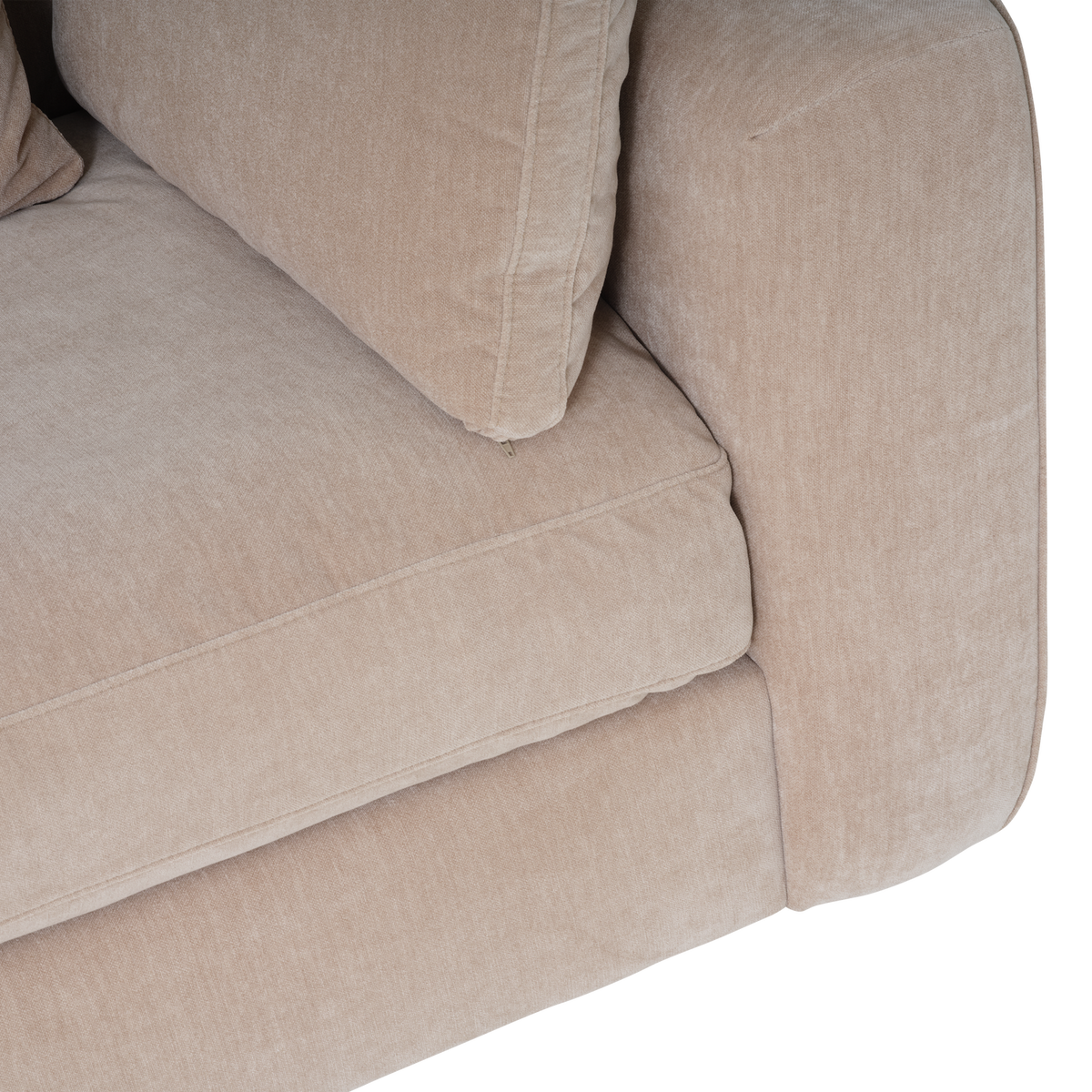 Sofa 3-osobowa CHUNKY szenil piaskowy – ujęcie 7