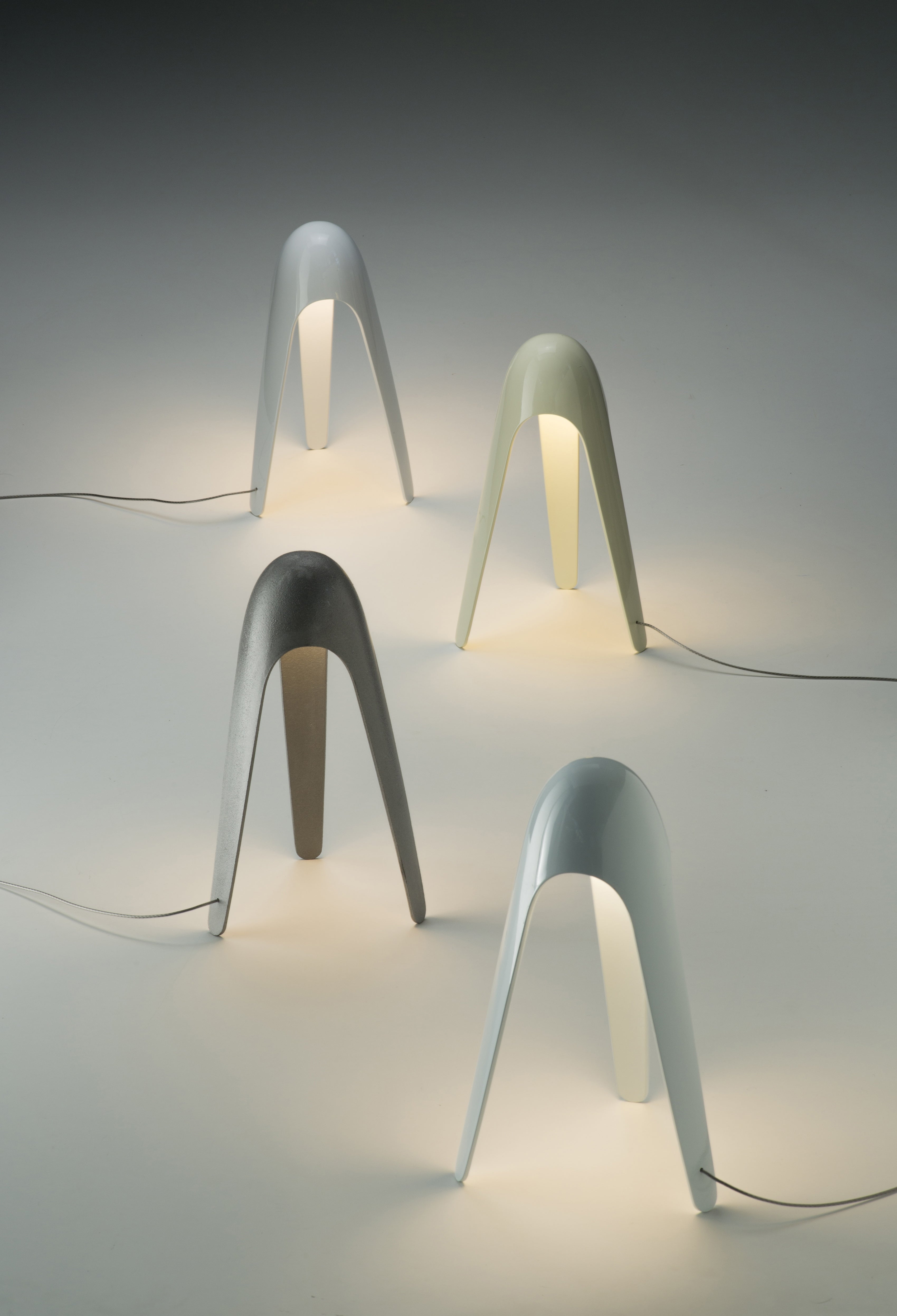 CYBORG Table Lamp in Shimmering Green